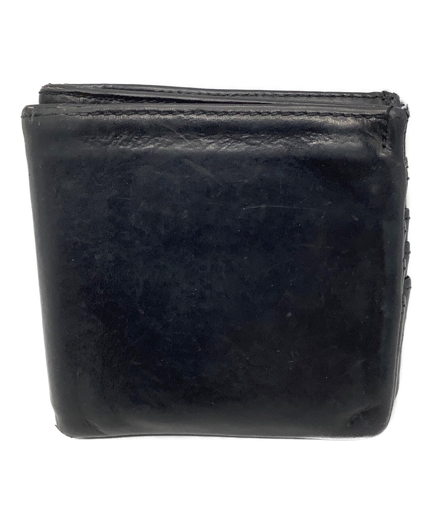 中古・古着通販】PORTER (ポーター) PORTER 2つ折り財布 ブラック 
