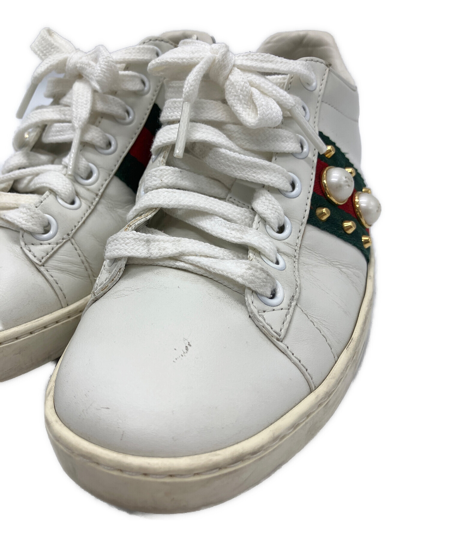 中古・古着通販】GUCCI (グッチ) GUCCI シェリーライン スニーカー