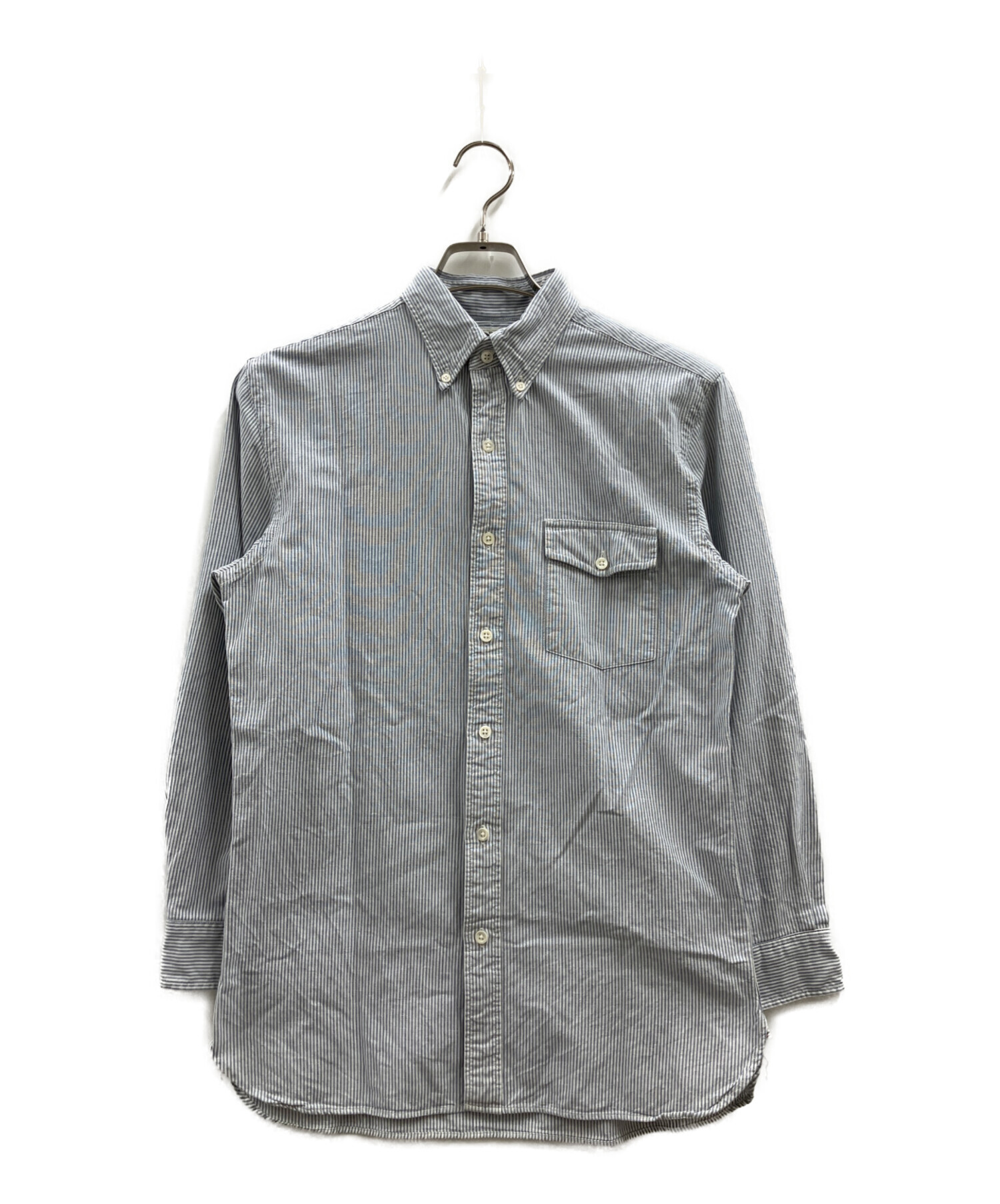 【使用感あり】RRL ダークグレー 長袖シャツ　XLサイズ 中古・古着通販】RRL (ダブルアールエル) 長袖シャツ グレー サイズ:S