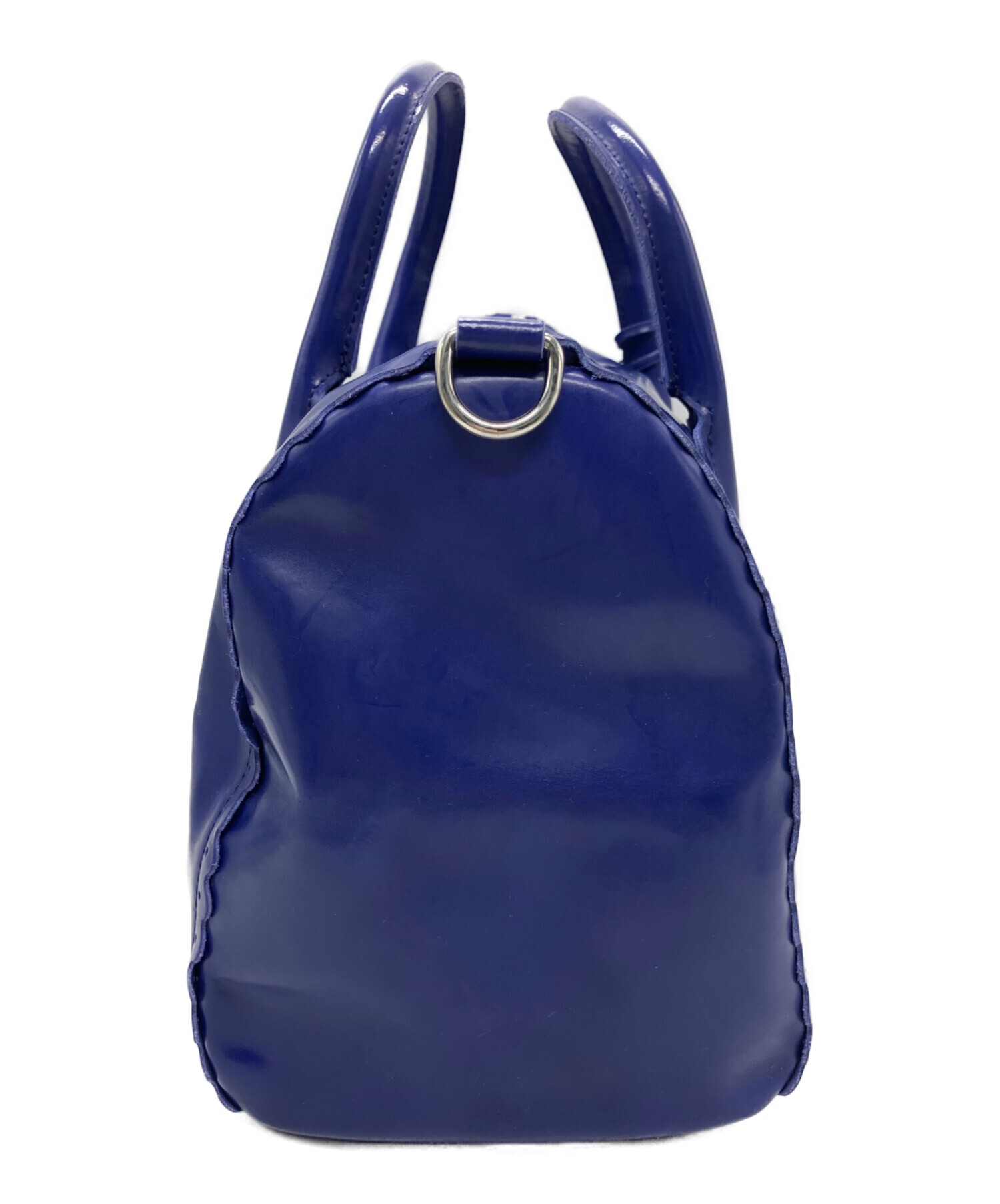 【新品 未使用品】FURLA UOMO フルラ ボストンバッグ　ストラップ付き 中古・古着通販】FURLA (フルラ) FURLA ボストンバッグ ブルー