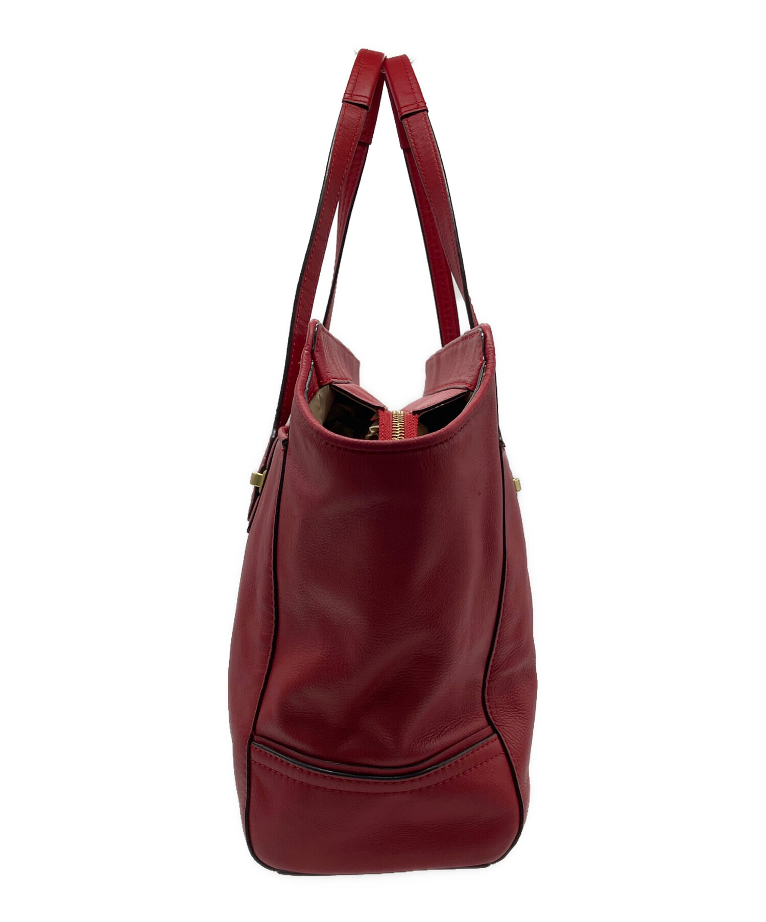 USEDコーチトートバッグ 中古・古着通販】COACH (コーチ) COACH トートバッグ レッド｜ブランド