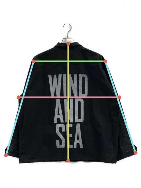 中古・古着通販】WIND AND SEA (ウィンダンシー) ジャケット ブラック
