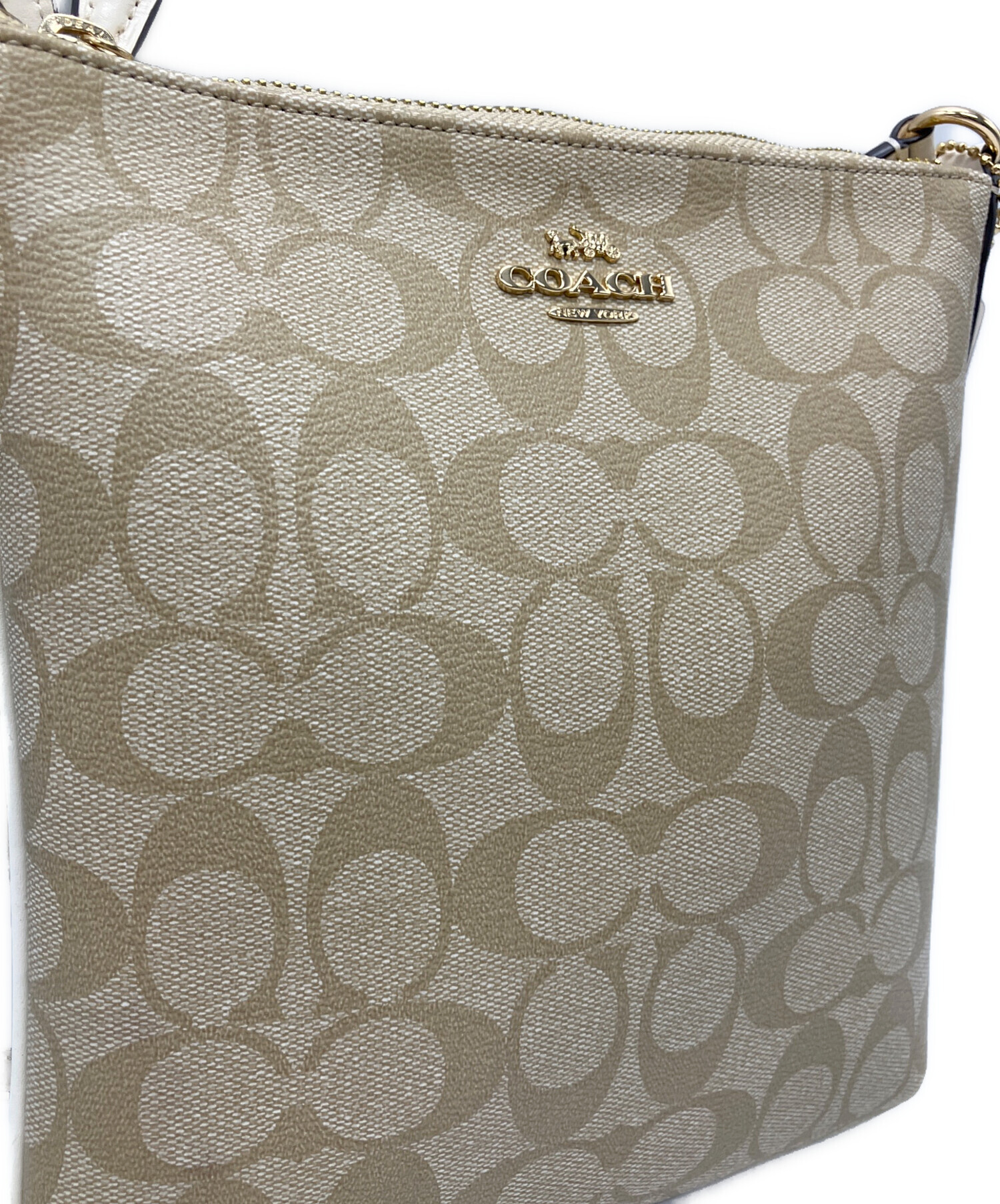中古・古着通販】COACH (コーチ) COACH ショルダーバッグ ホワイト