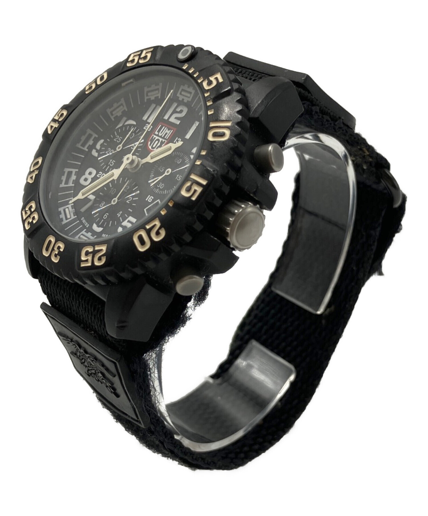 LUMINOX ルミノックス 3080シリーズクロノグラフ時計【ジャンク品】 中古・古着通販】LUMINOX (ルミノックス) 腕時計3080 ブラック