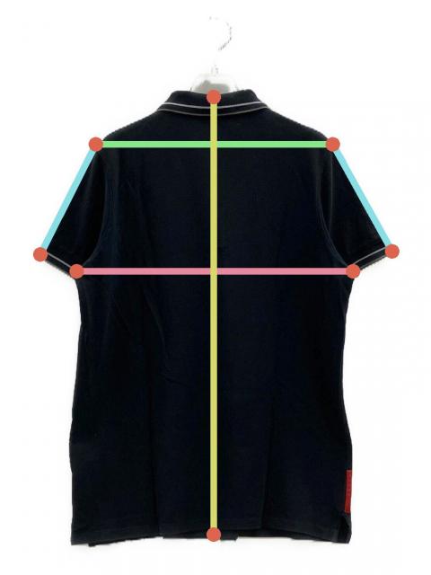 中古・古着通販】PRADA SPORTS (プラダスポーツ) ポロシャツ ブラック
