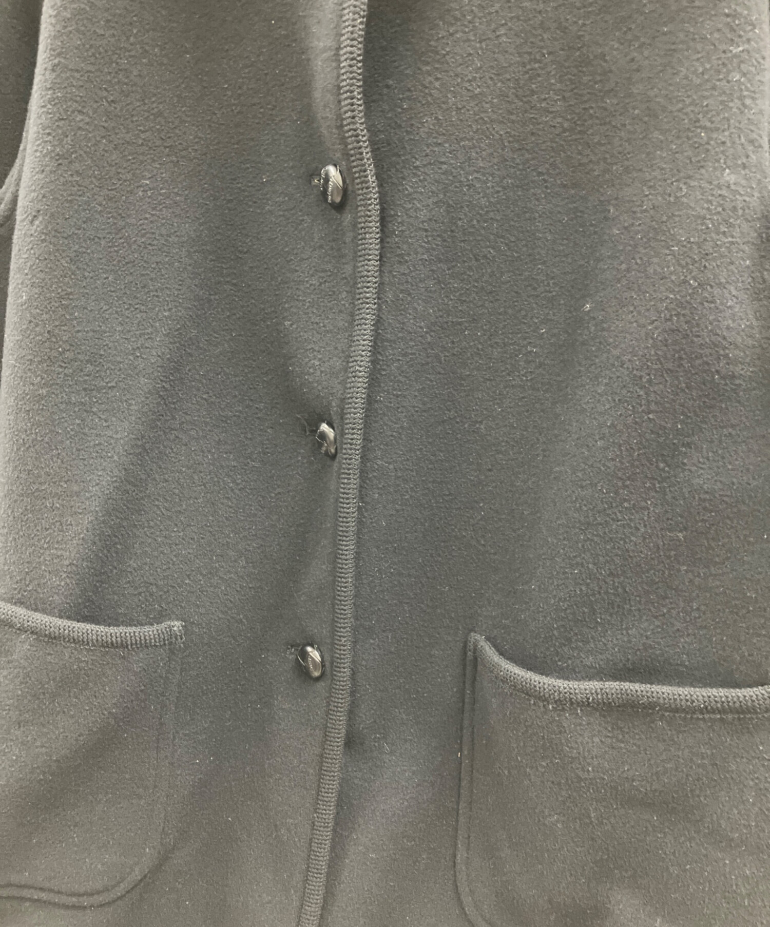 中古・古着通販】BURBERRY (バーバリー) ステンカラーコート ブラック