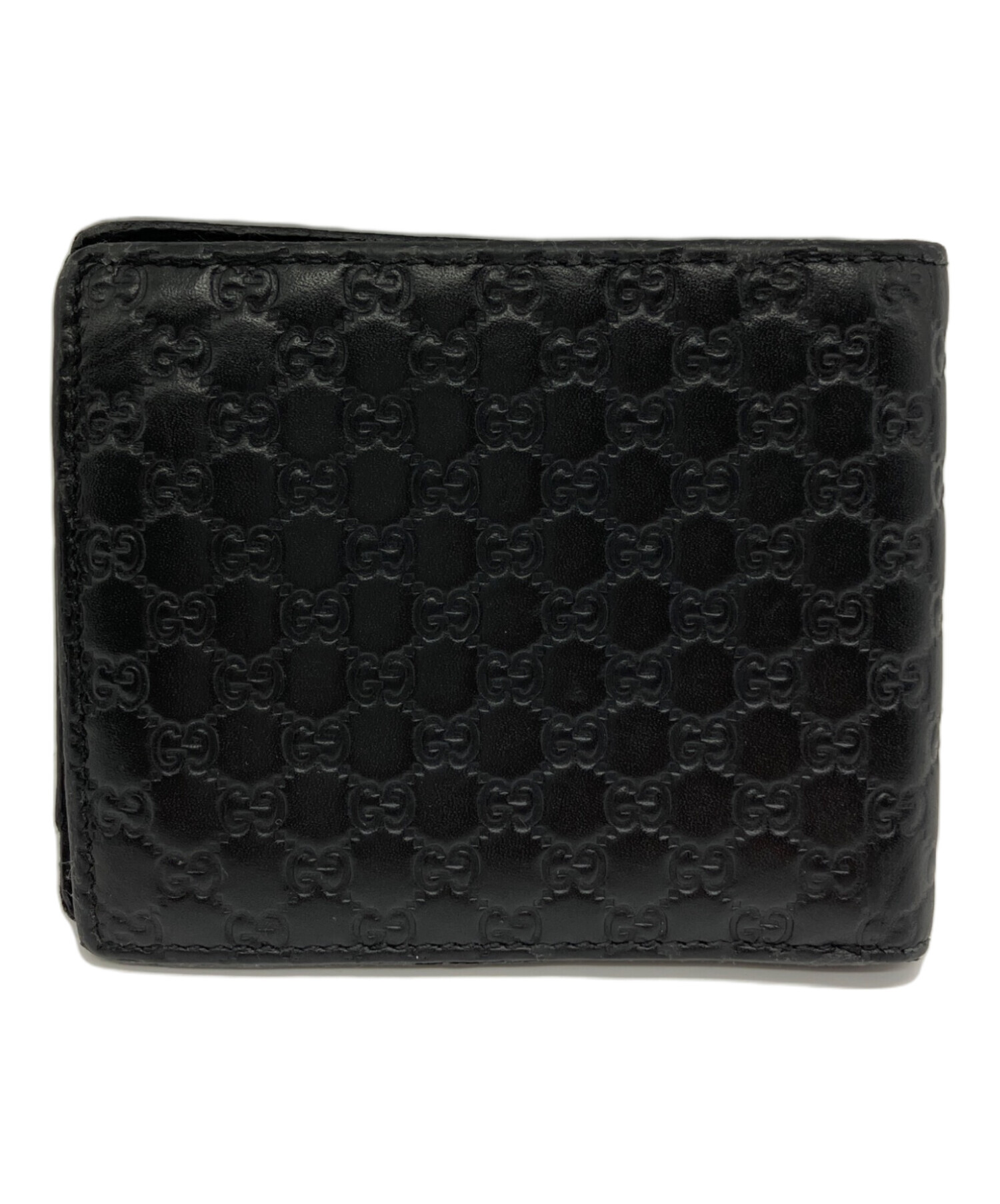 中古・古着通販】GUCCI (グッチ) GUCCI 2つ折り財布 ブラック