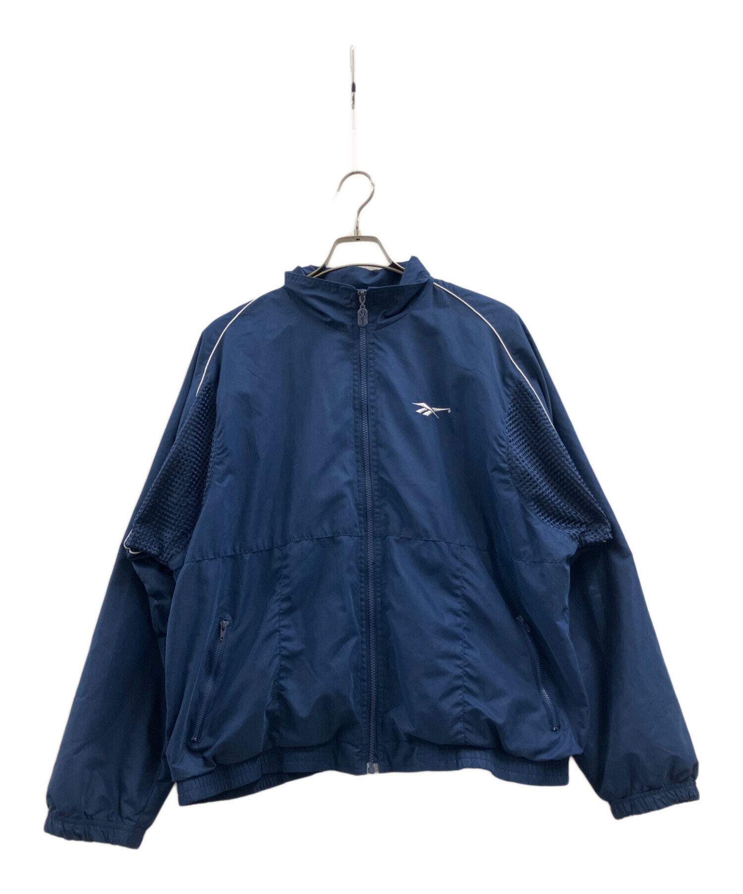 中古・古着通販】REEBOK (リーボック) ナイロンジャケット ネイビー
