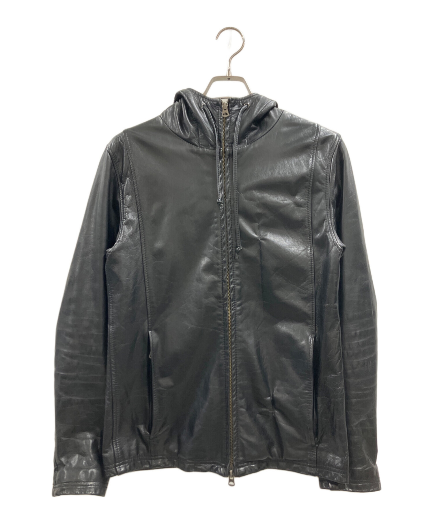 shama レザージャケット 中古・古着通販】Shama (シャマ) レザージャケット ブラック サイズ:40