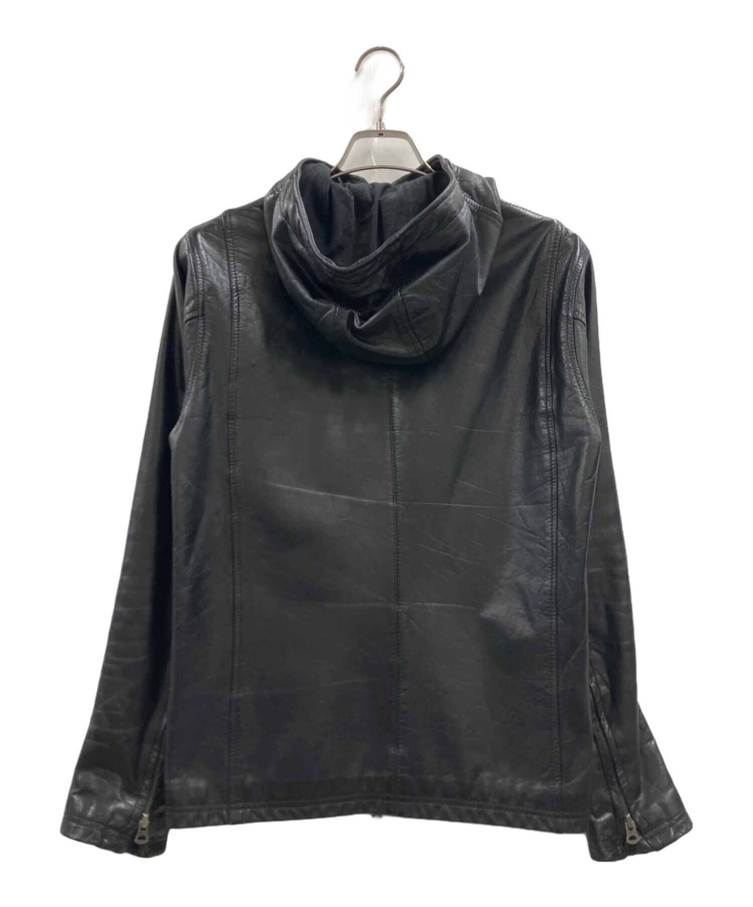 中古・古着通販】Shama (シャマ) レザージャケット ブラック サイズ:40