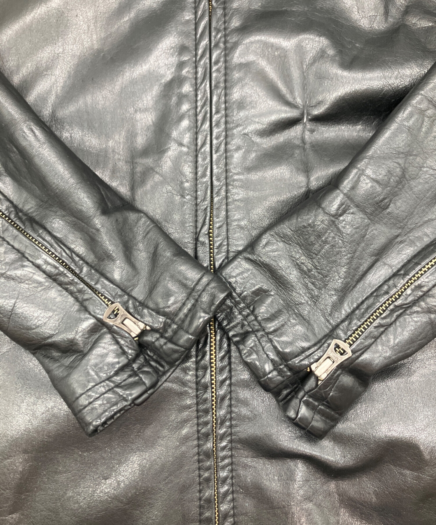 中古・古着通販】Shama (シャマ) レザージャケット ブラック サイズ:40