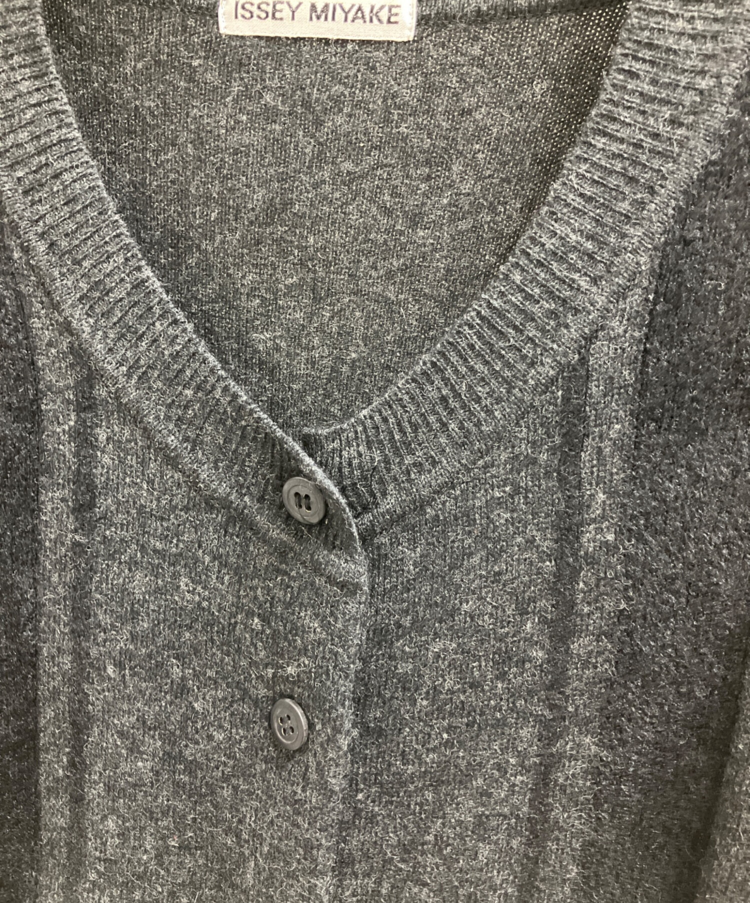 中古・古着通販】ISSEY MIYAKE (イッセイミヤケ) 薄手カーディガン