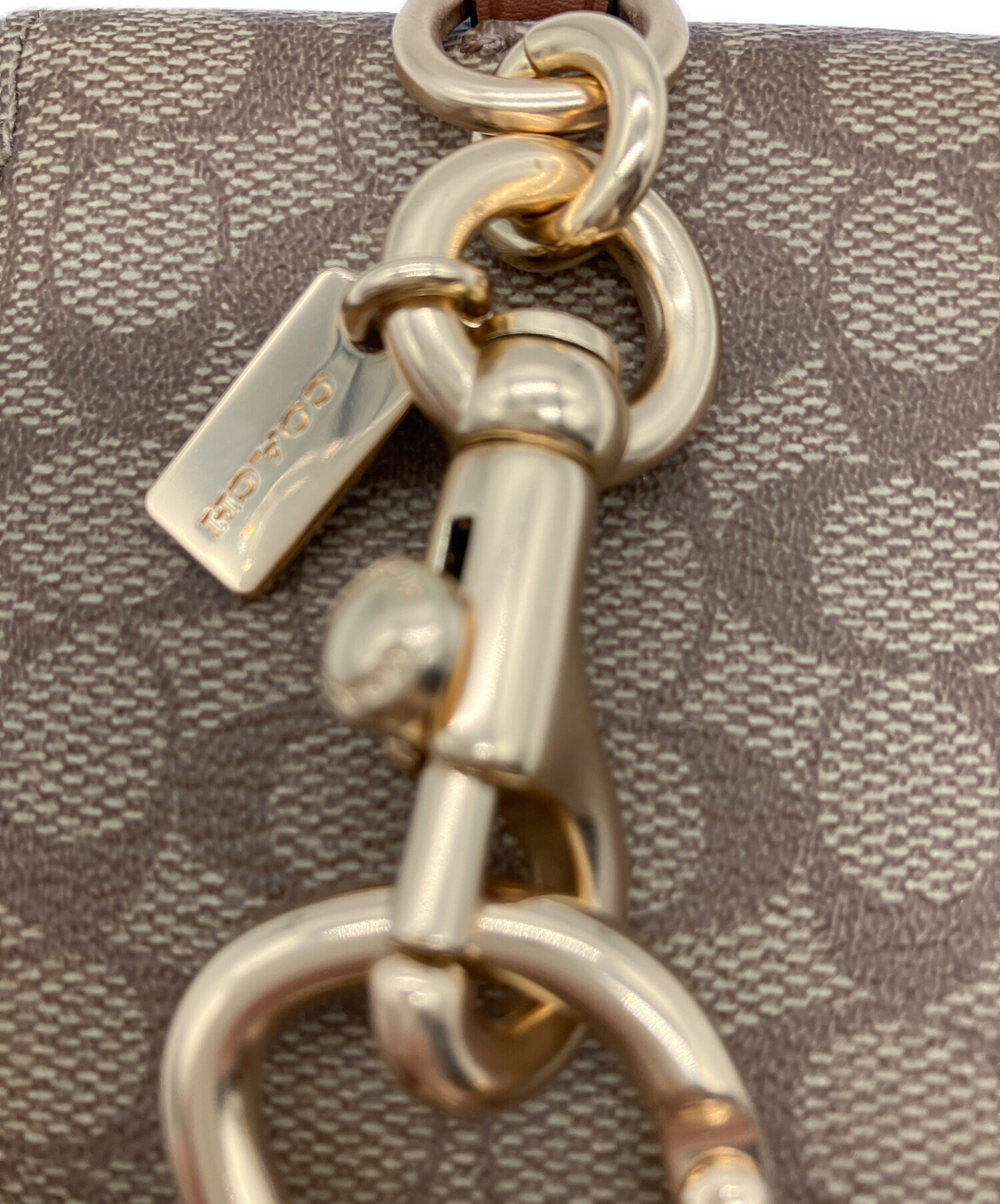 中古・古着通販】COACH (コーチ) COACH バッグチャーム ベージュ