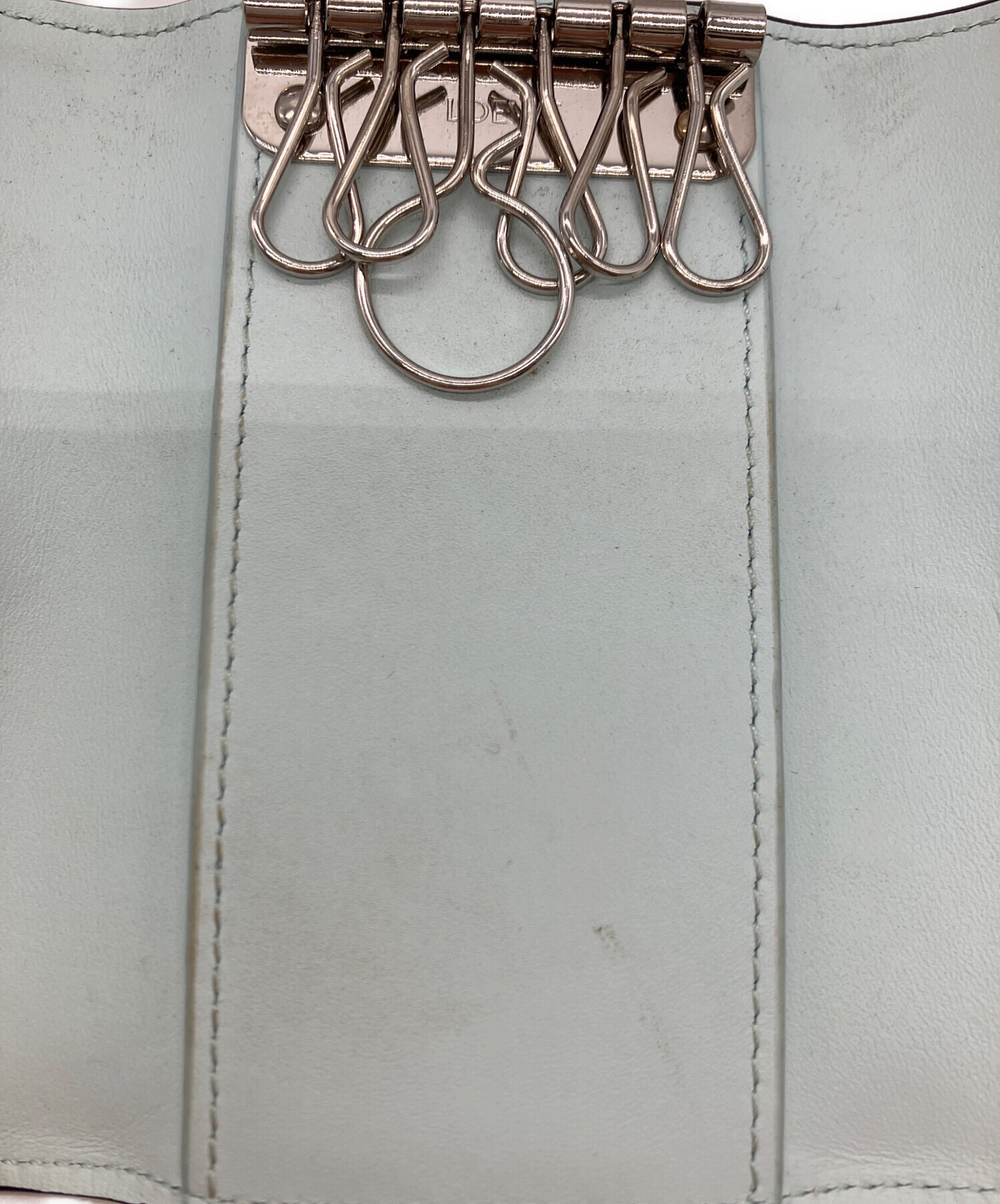 中古・古着通販】LOEWE (ロエベ) 6連キーケース スカイブルー
