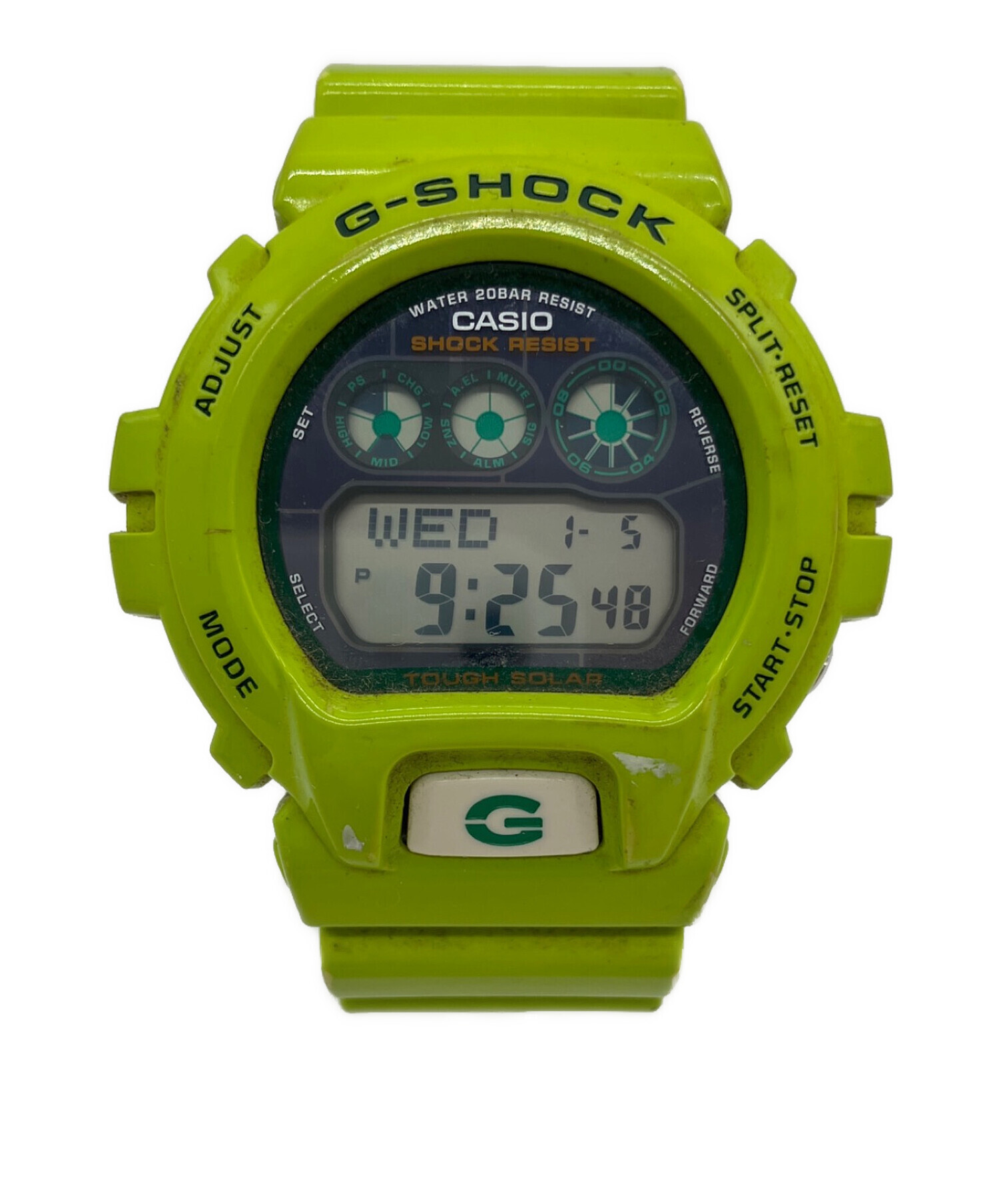 CASIO デジタル腕時計 本体 グリーン 中古・古着通販】CASIO (カシオ) CASIO G-SHOCK デジタルウォッチ