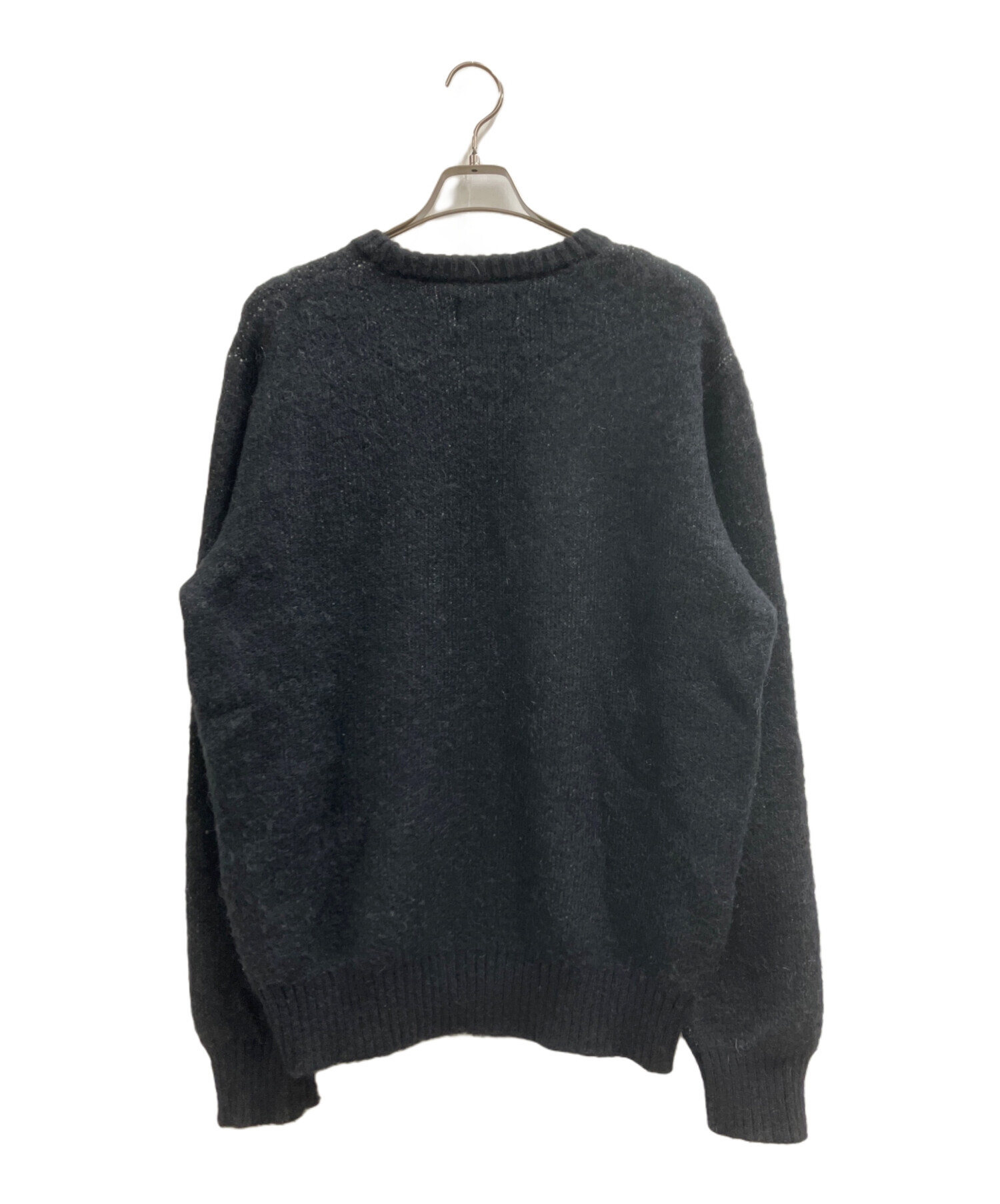 中古・古着通販】stussy (ステューシー) DICE MOHAIR SWEATER ブラック