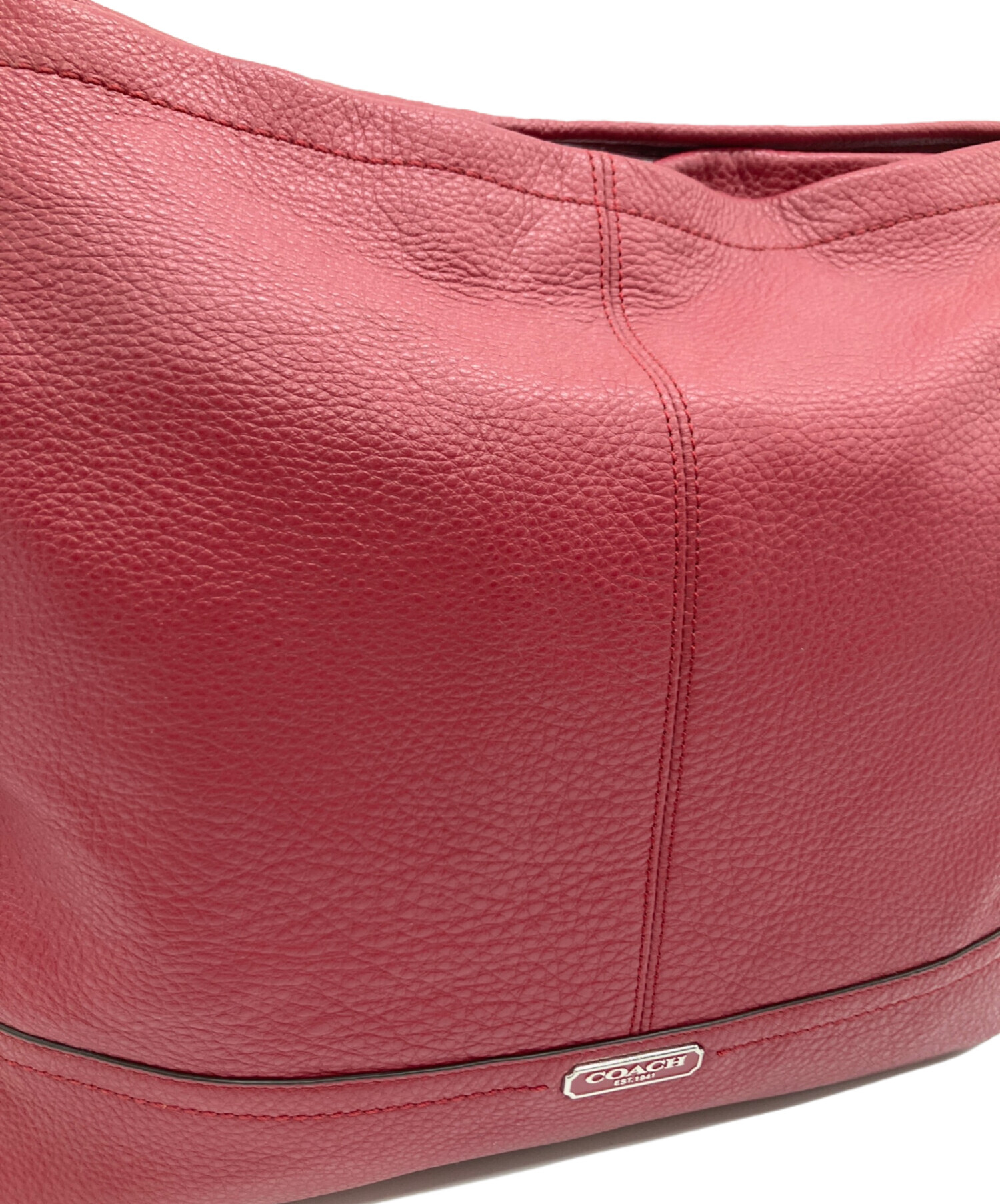 中古・古着通販】COACH (コーチ) COACH ショルダーバッグ レッド