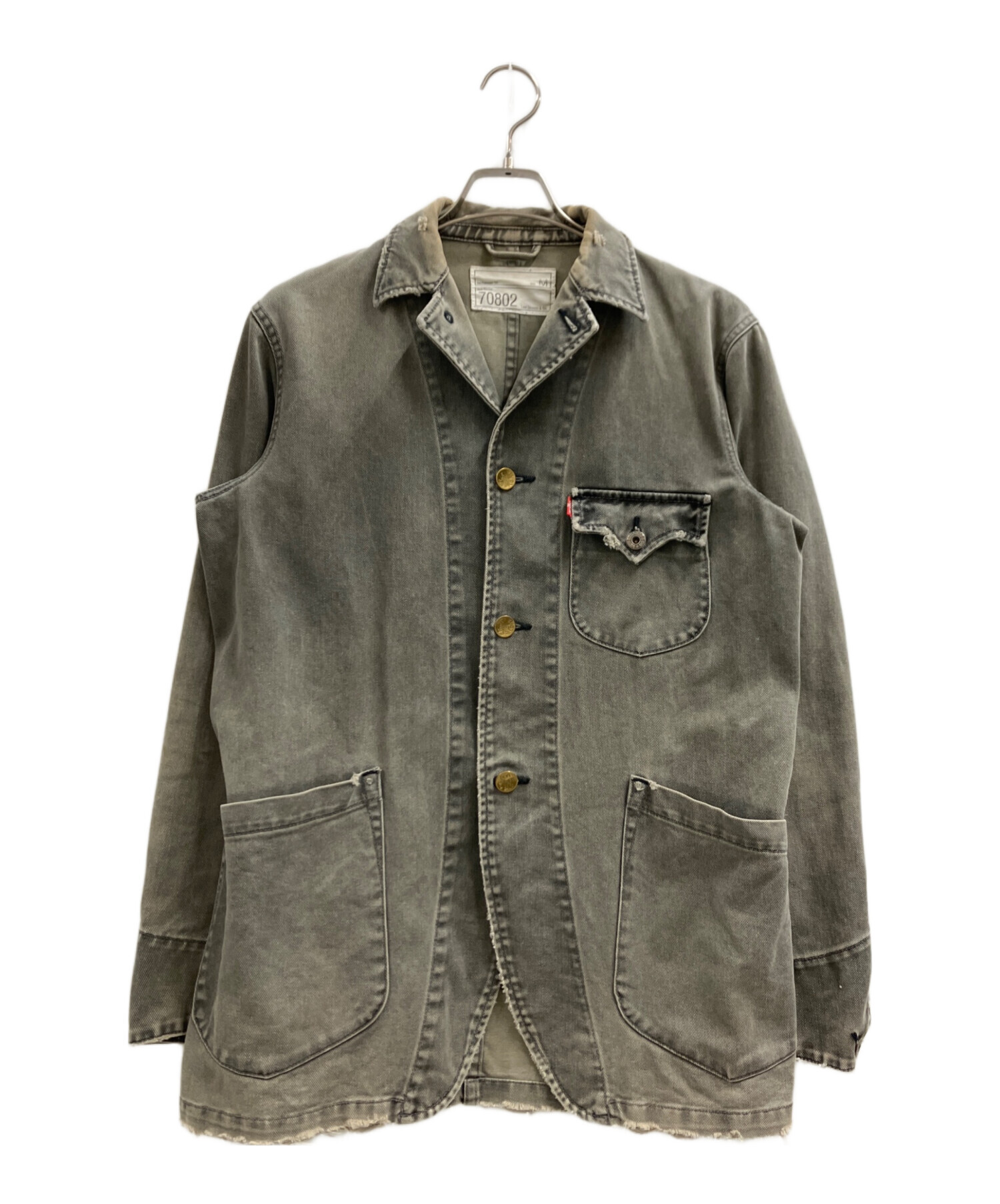 中古・古着通販】LEVI'S (リーバイス) カバーオール グレー サイズ:M