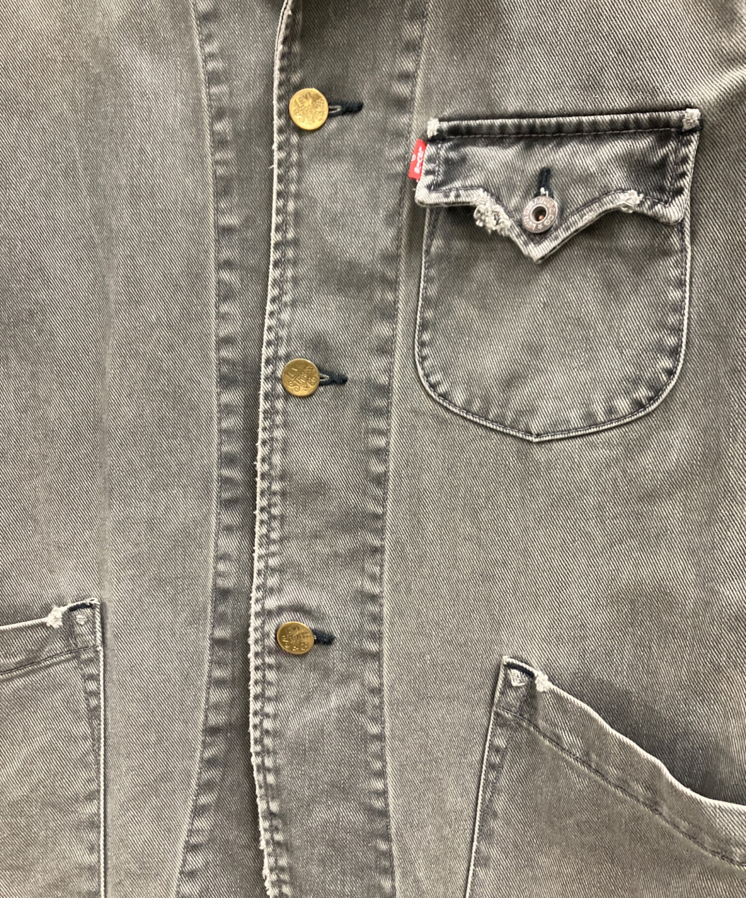 中古・古着通販】LEVI'S (リーバイス) カバーオール グレー サイズ:M