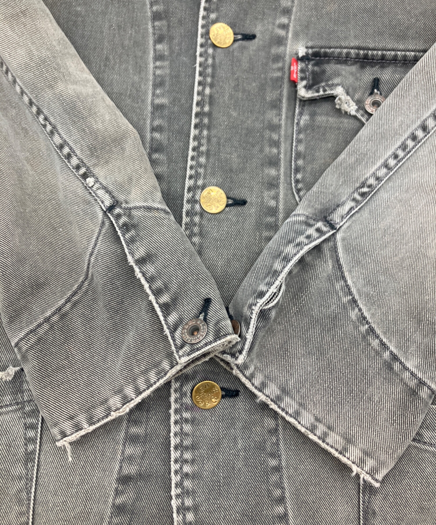中古・古着通販】LEVI'S (リーバイス) カバーオール グレー サイズ:M