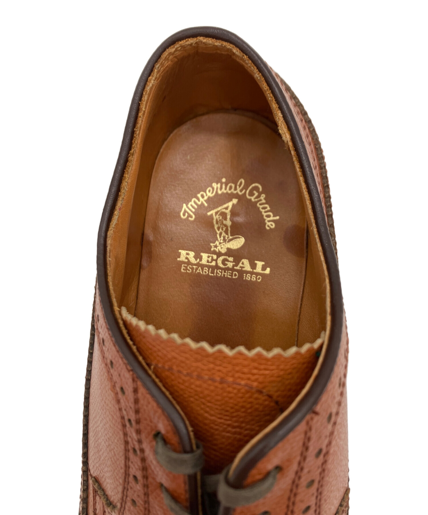 中古・古着通販】REGAL (リーガル) ウィングチップシューズ ブラウン