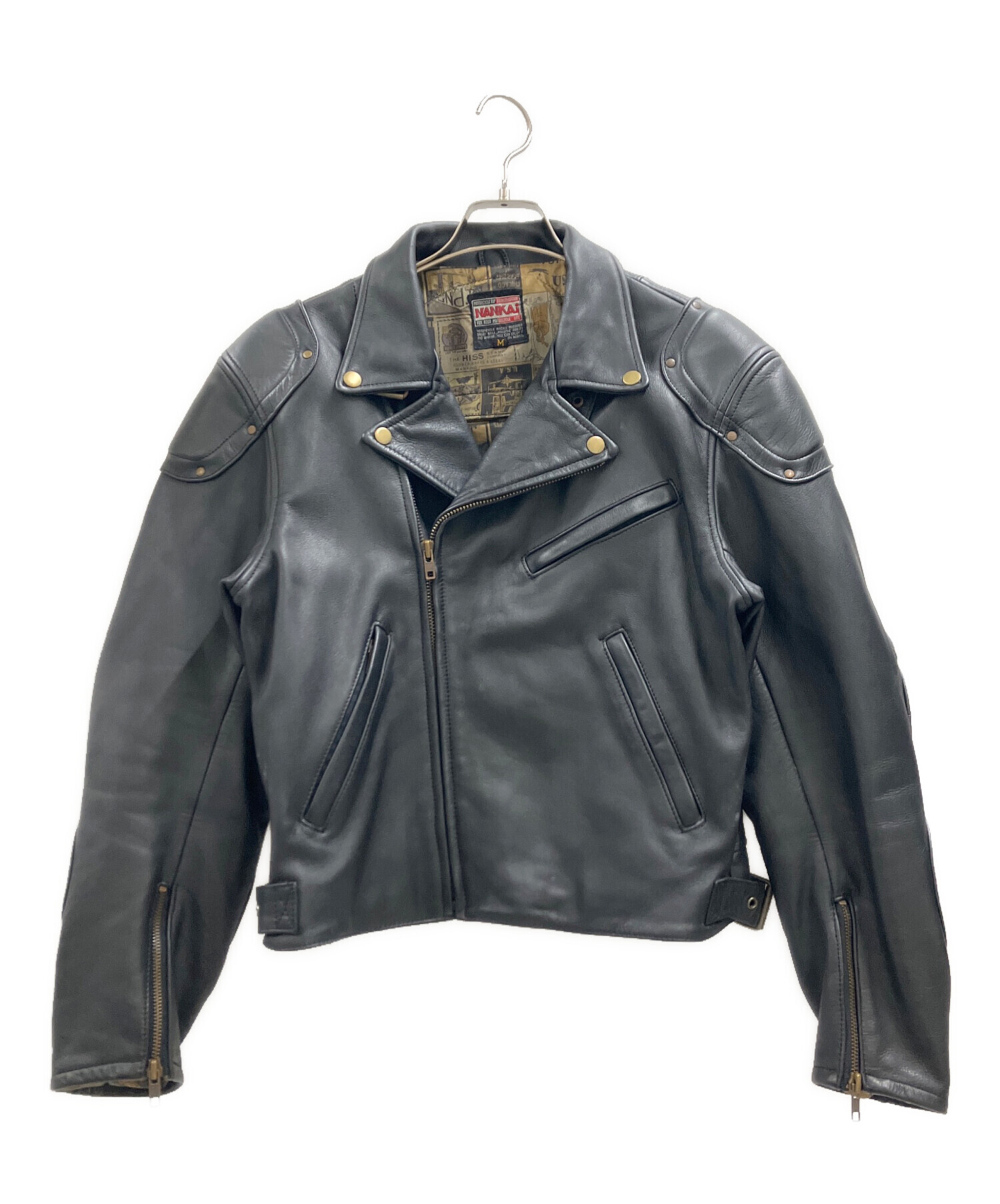 NANKAI レザージャケット 中古・古着通販】NANKAI (ナンカイ) レザーライダースジャケット