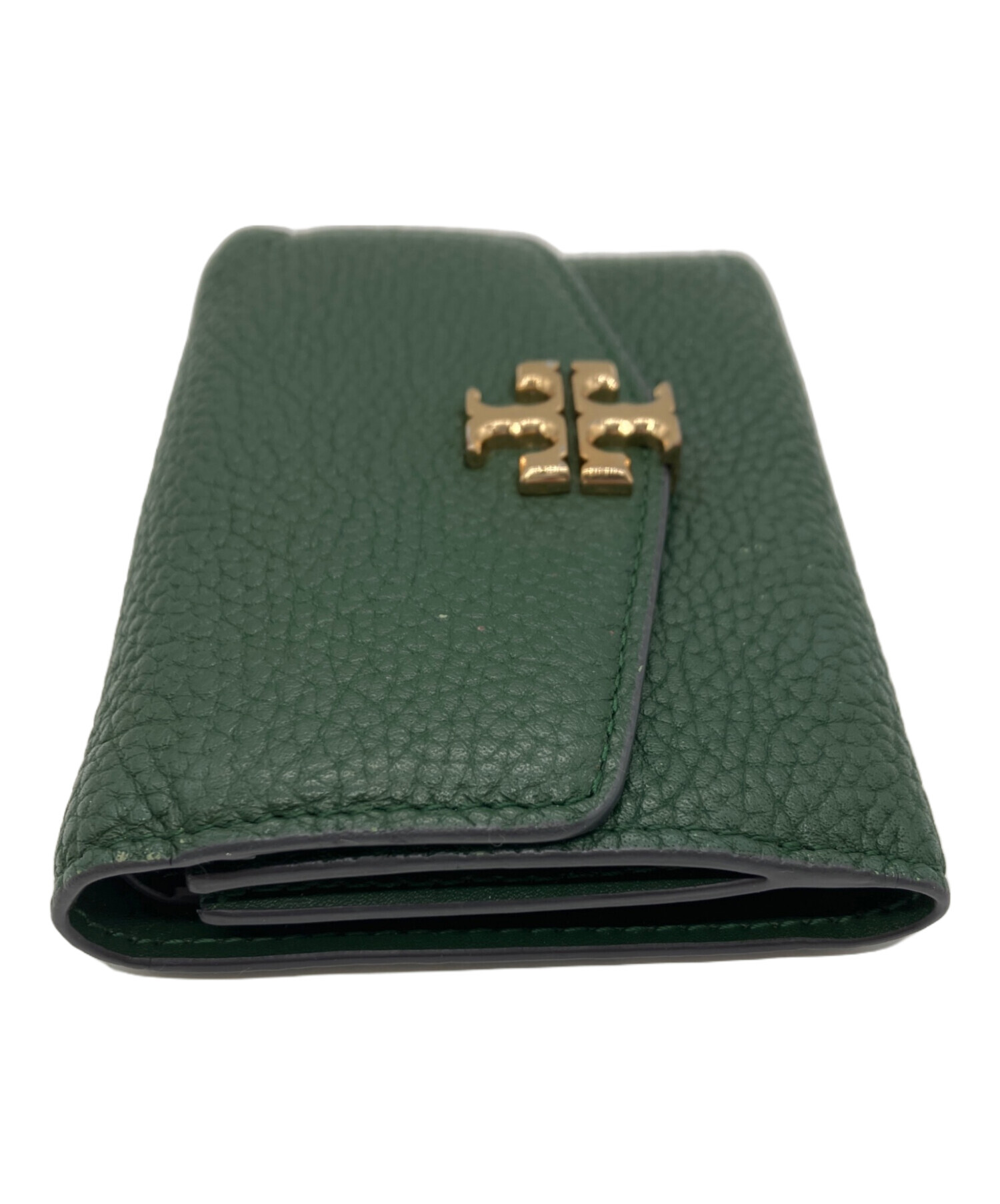 【専用】TORY BURCH 二つ折り財布 グリーン 中古・古着通販】TORY BURCH (トリーバーチ) TORY BURCH 3つ折り財布