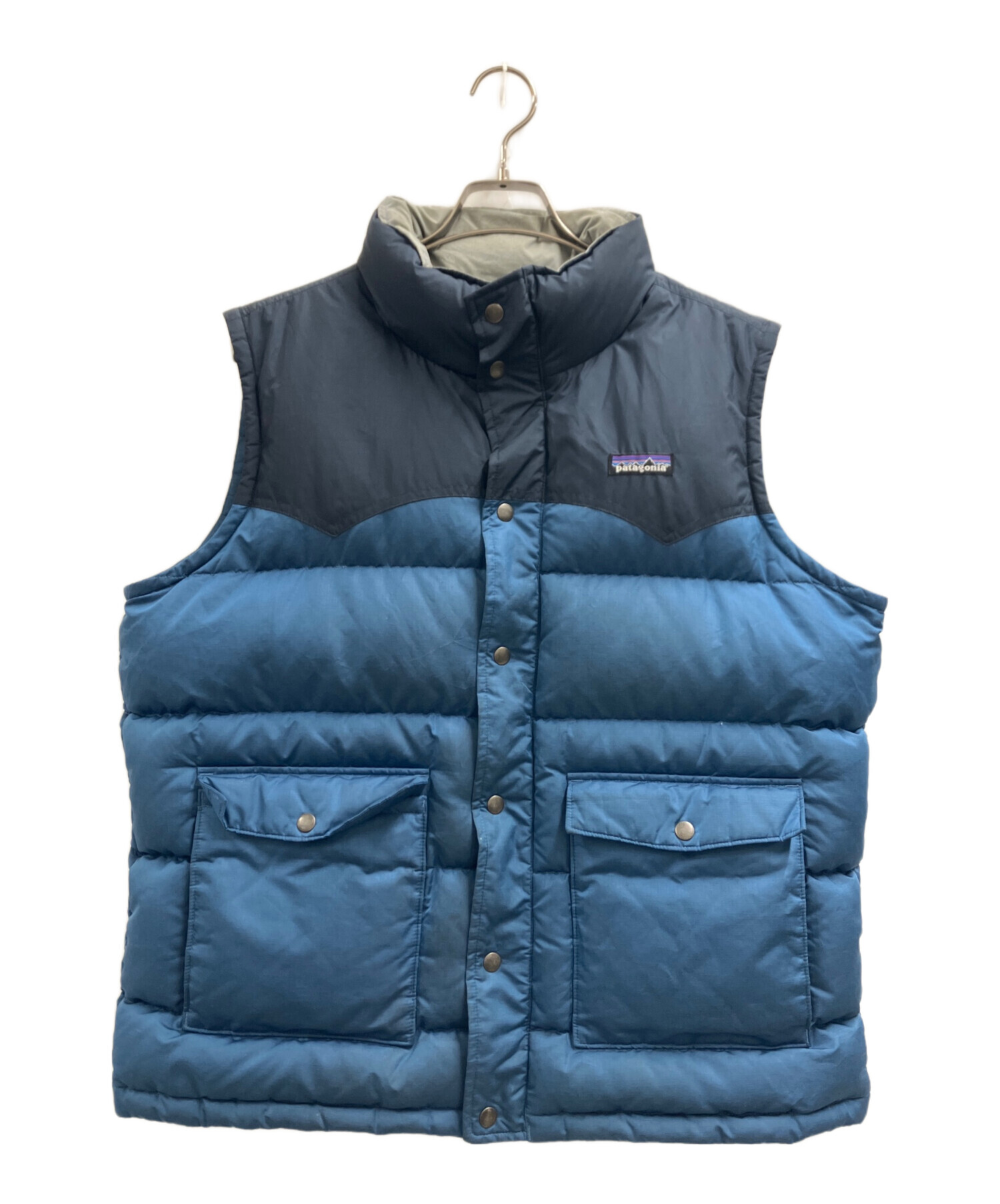Patagonia ダウンベスト　青　ブルー 中古・古着通販】Patagonia (パタゴニア) ダウンベスト ブルー