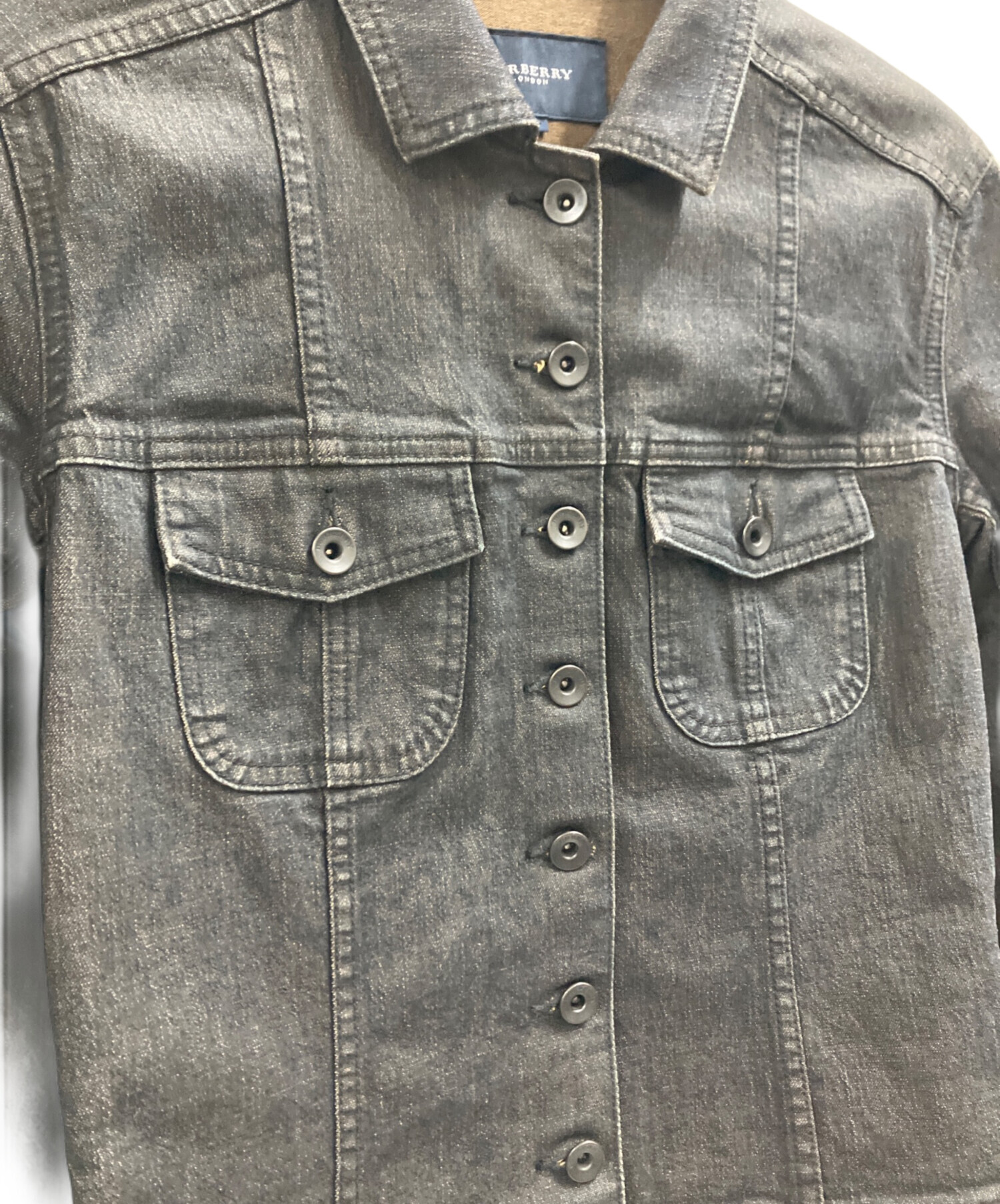BURBERRY デニムジャケット サイズ40 中古・古着通販】BURBERRY (バーバリー) BURBERRY デニムジャケット