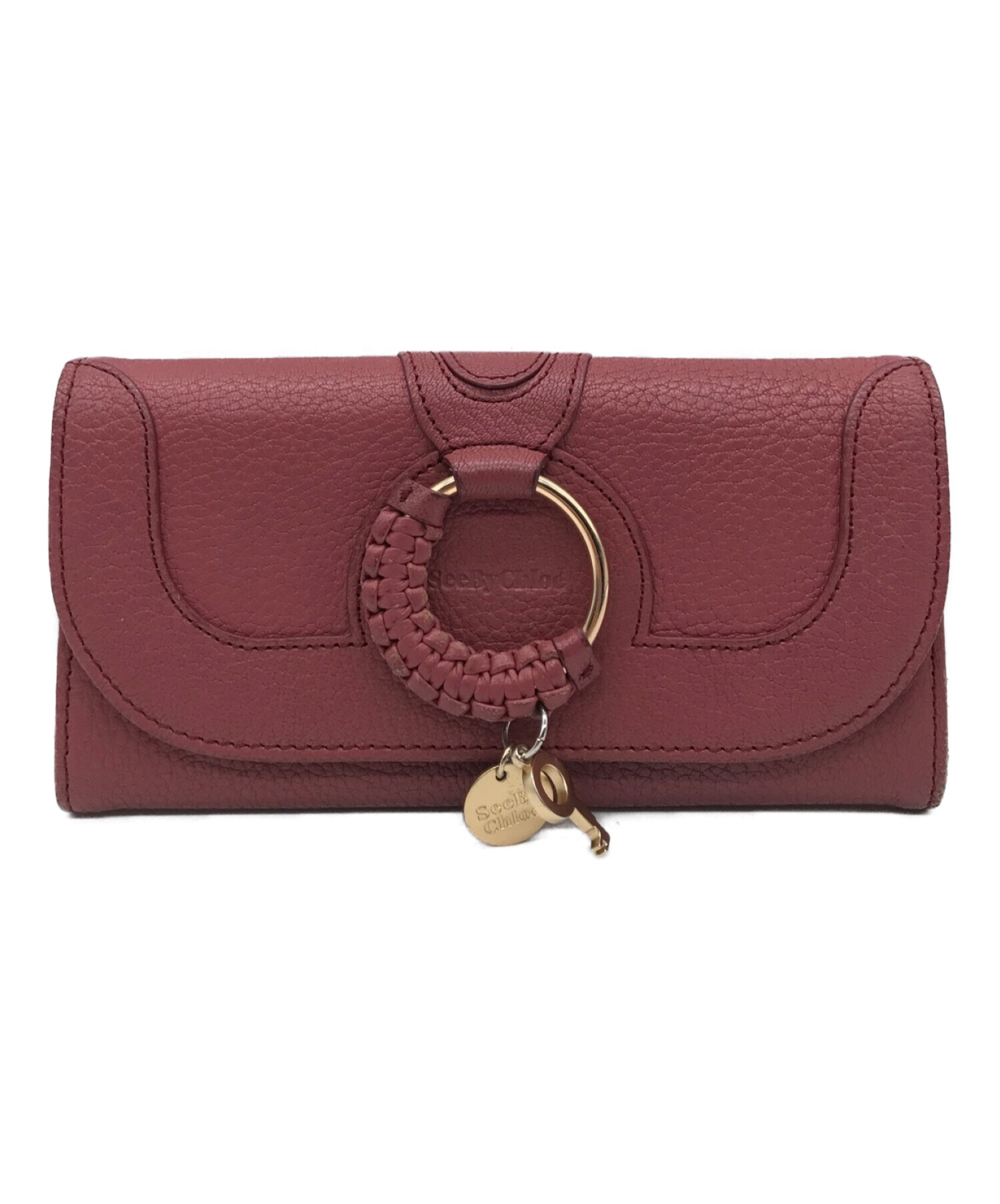 中古・古着通販】SEE BY CHLOE (シーバイクロエ) 長財布 ピンク 