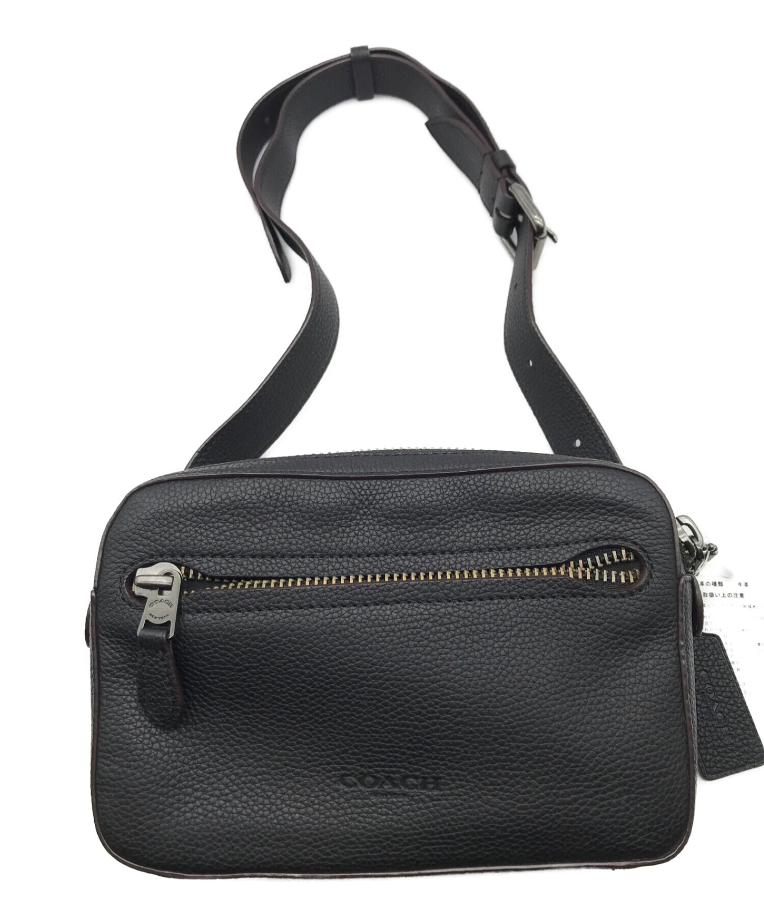 COACH ブラック ショルダーバッグ 新品・未使用 紙袋・保存袋付き 中古 