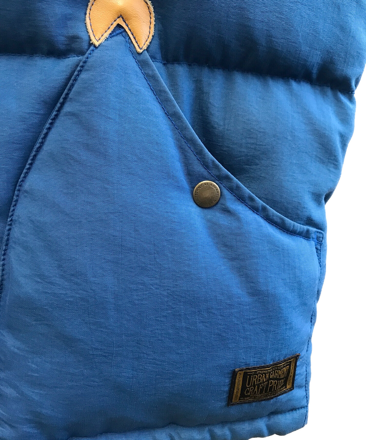 NEIGHBORHOOD ネイバーフッド デニム ダウンベスト　6644 NEIGHBORHOOD - ネイバーフッド 美品 ダウン ベスト 赤 アウター