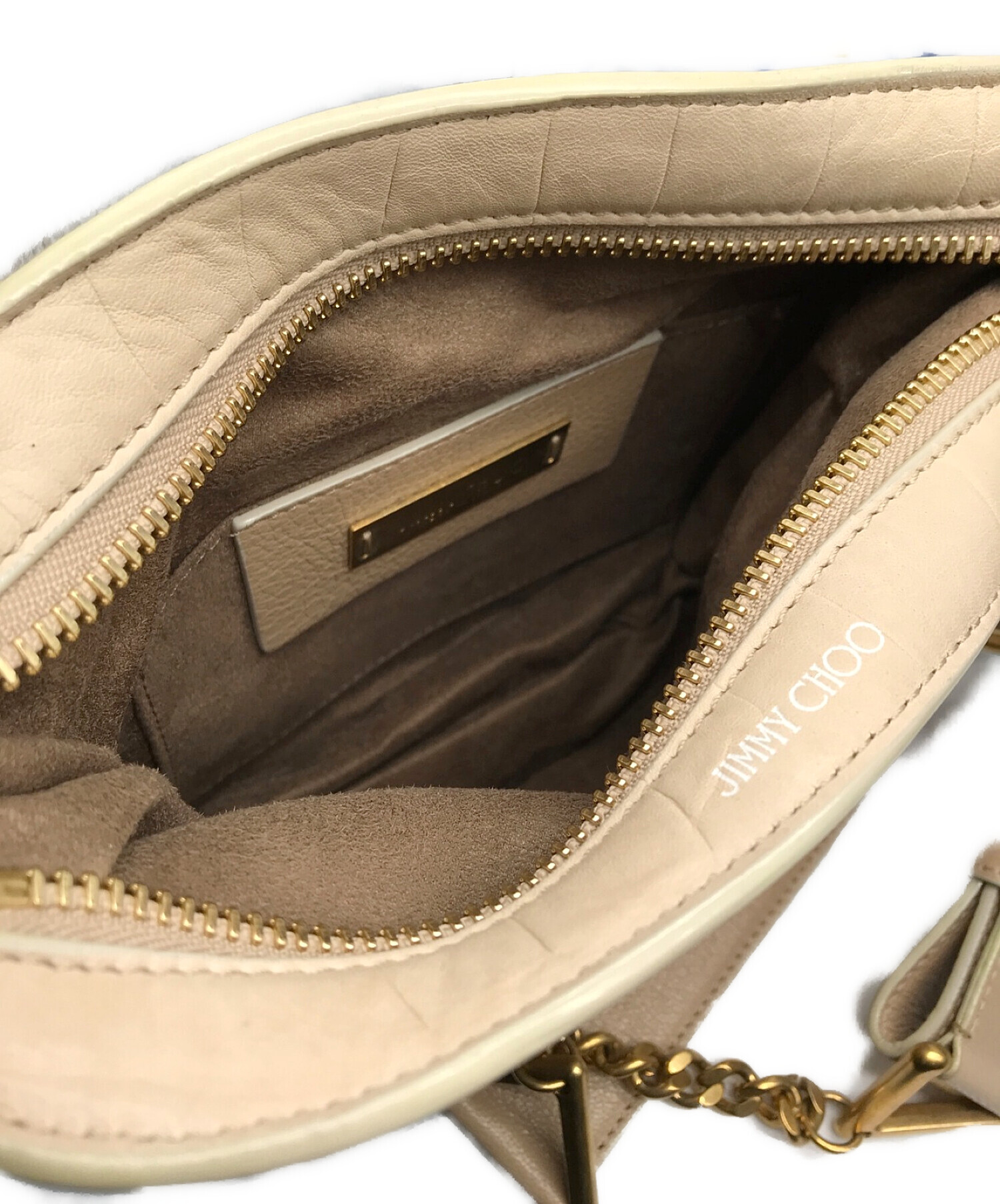 中古・古着通販】JIMMY CHOO (ジミーチュウ) チェーンショルダーバッグ  