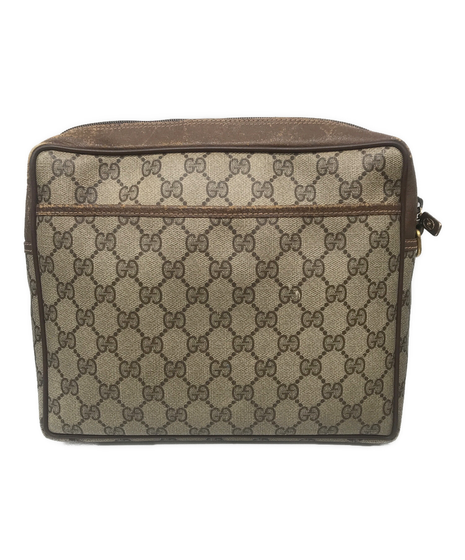 中古・古着通販】GUCCI (グッチ) クラッチバッグ ベージュ｜ブランド 
