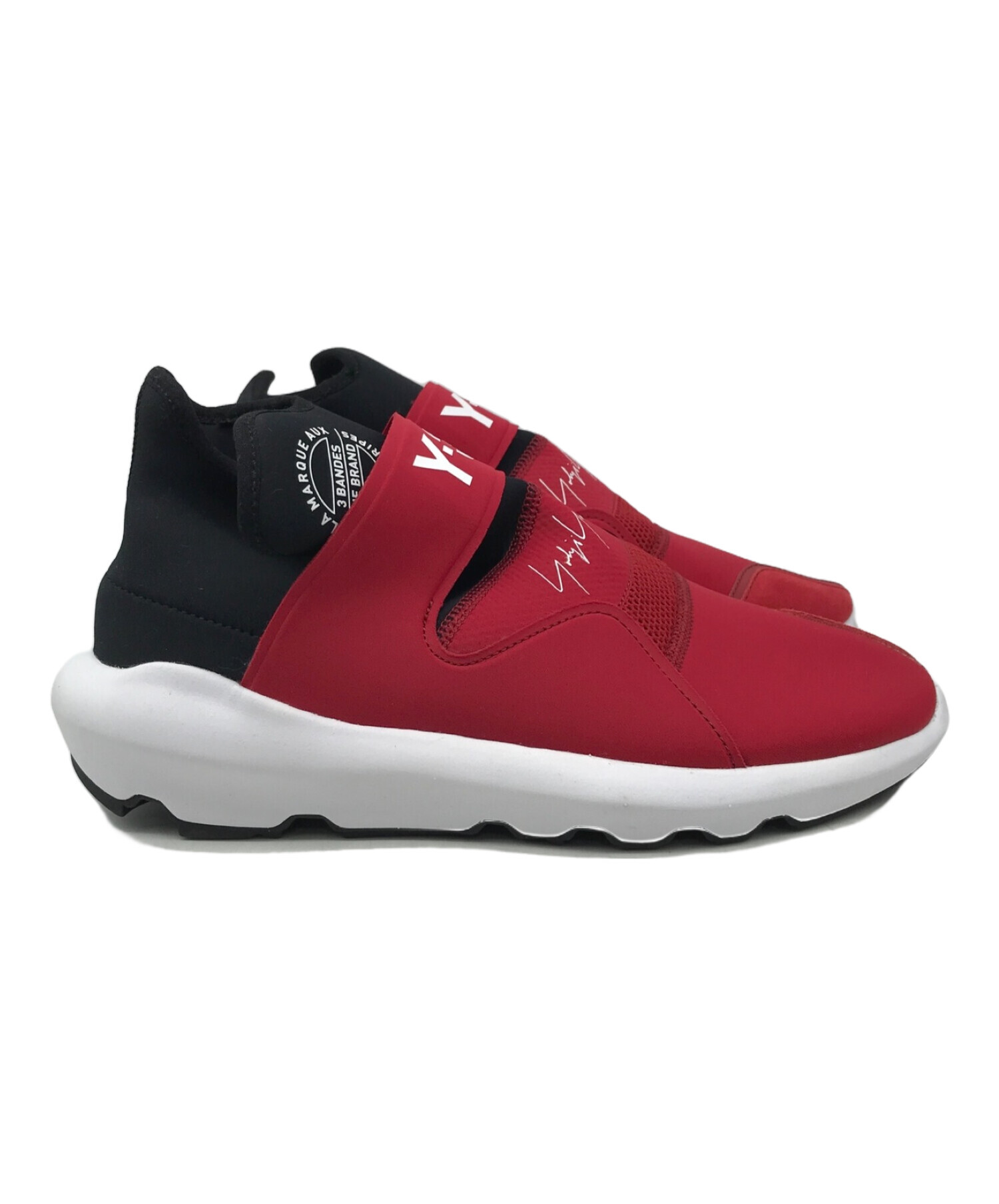中古・古着通販】Y-3 (ワイスリー) スニーカー レッド×ホワイト サイズ