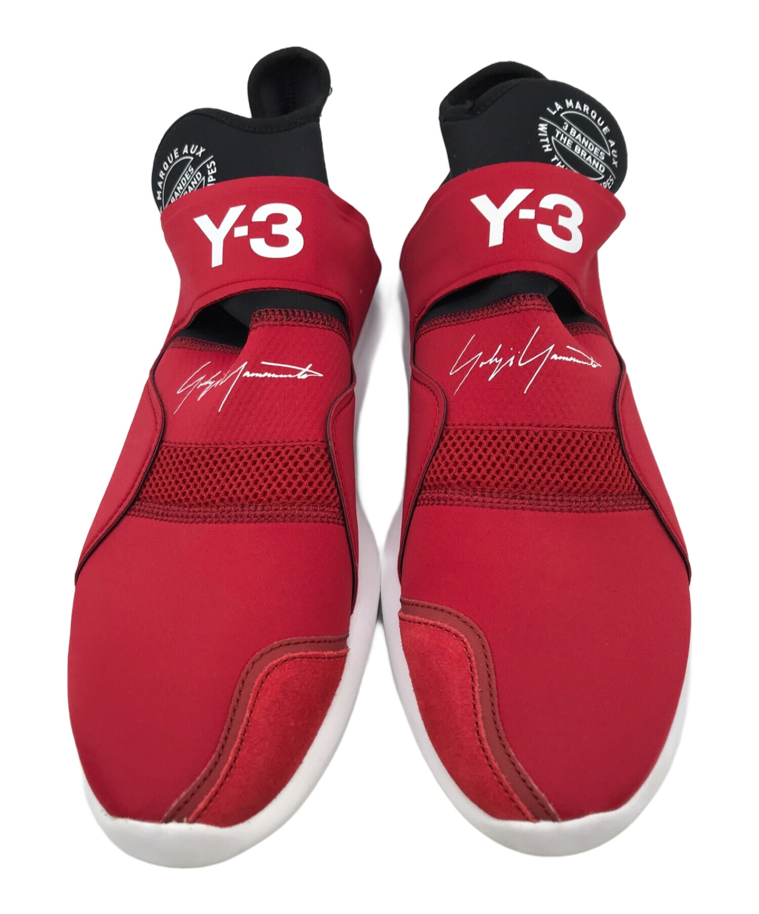 中古・古着通販】Y-3 (ワイスリー) スニーカー レッド×ホワイト サイズ