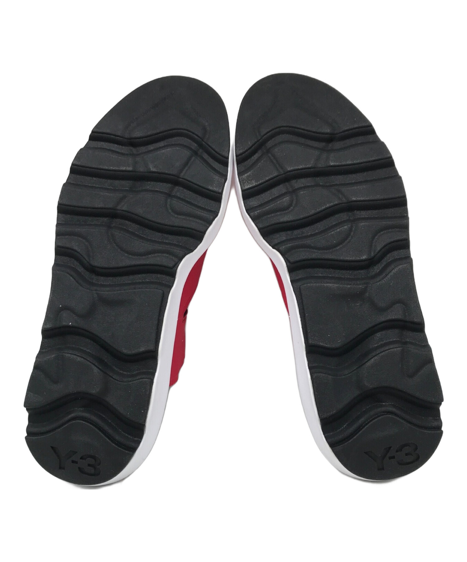 中古・古着通販】Y-3 (ワイスリー) スニーカー レッド×ホワイト サイズ