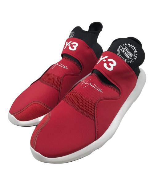中古・古着通販】Y-3 (ワイスリー) スニーカー レッド×ホワイト サイズ
