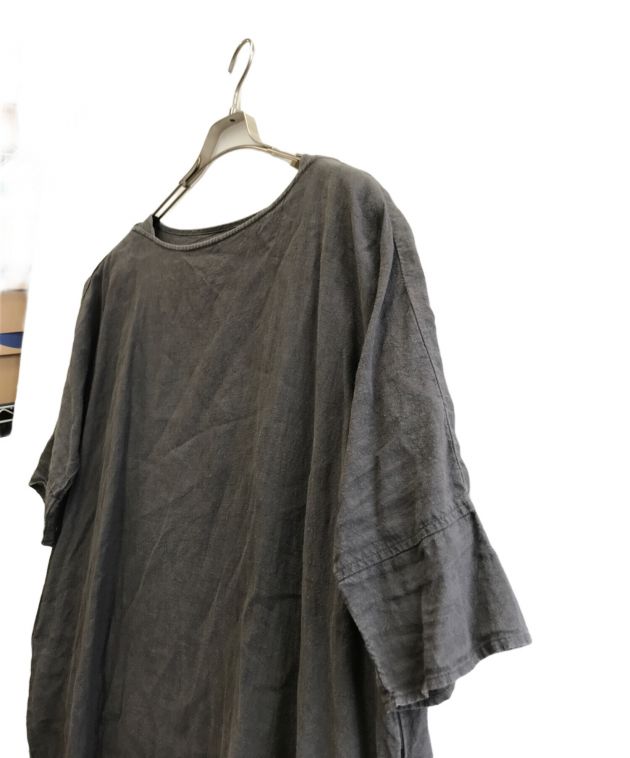 中古・古着通販】nest Robe (ネストローブ) リネンワンピース グレー