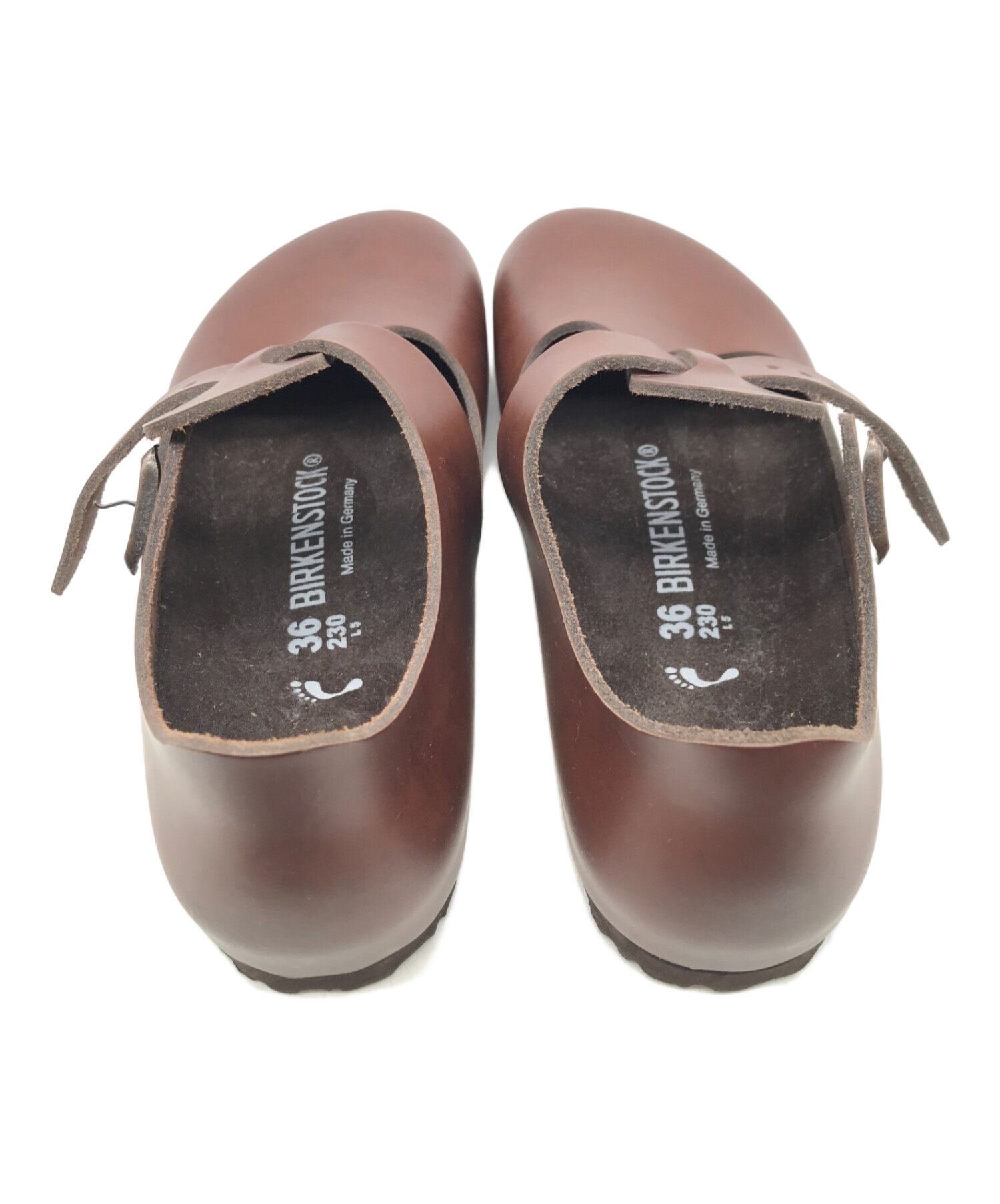 BIRKENSTOCK ブラウン サボ・クロッグサンダル 36 BIRKENSTOCK