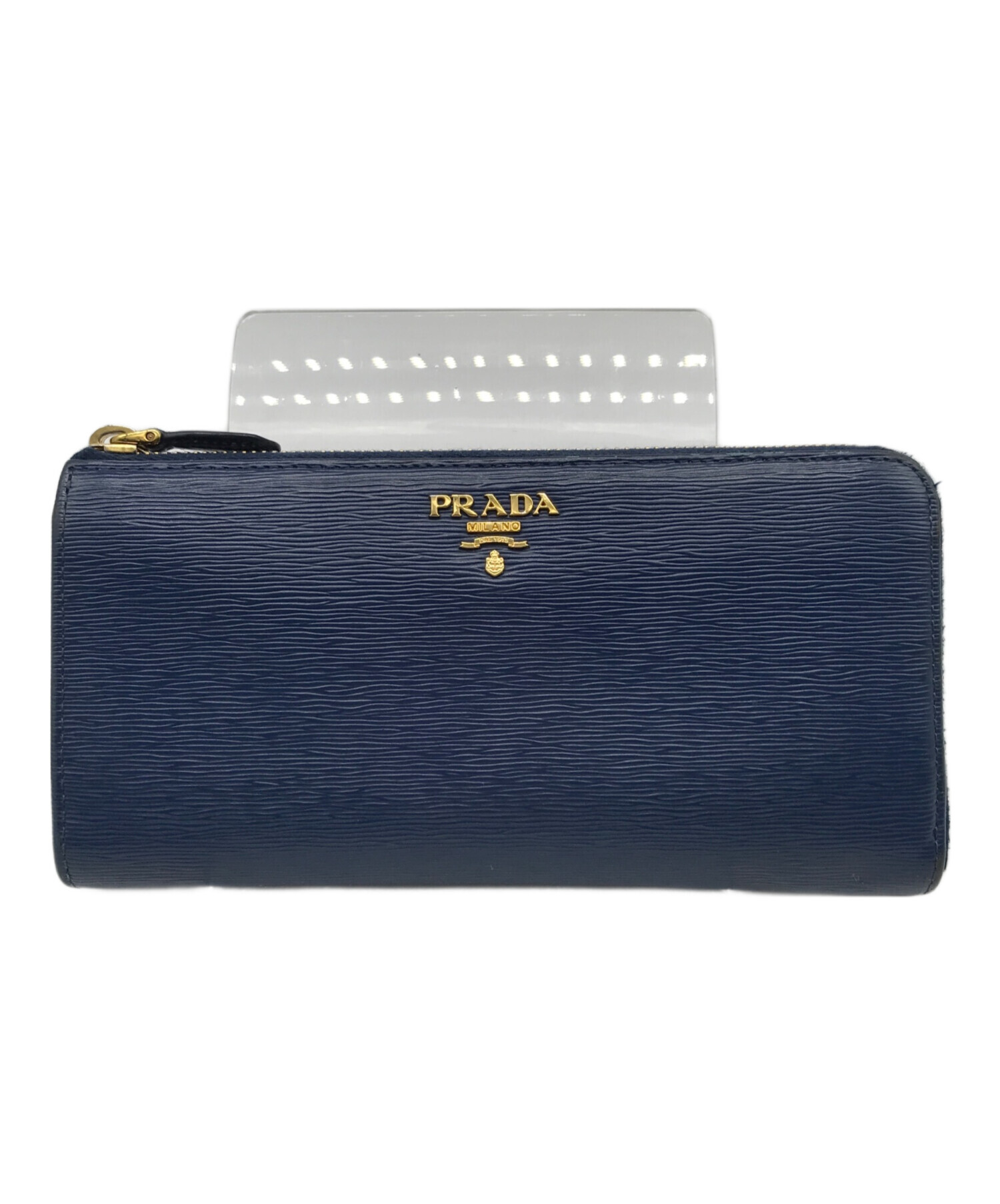 中古・古着通販】PRADA (プラダ) 長財布 ネイビー｜ブランド・古着通販 