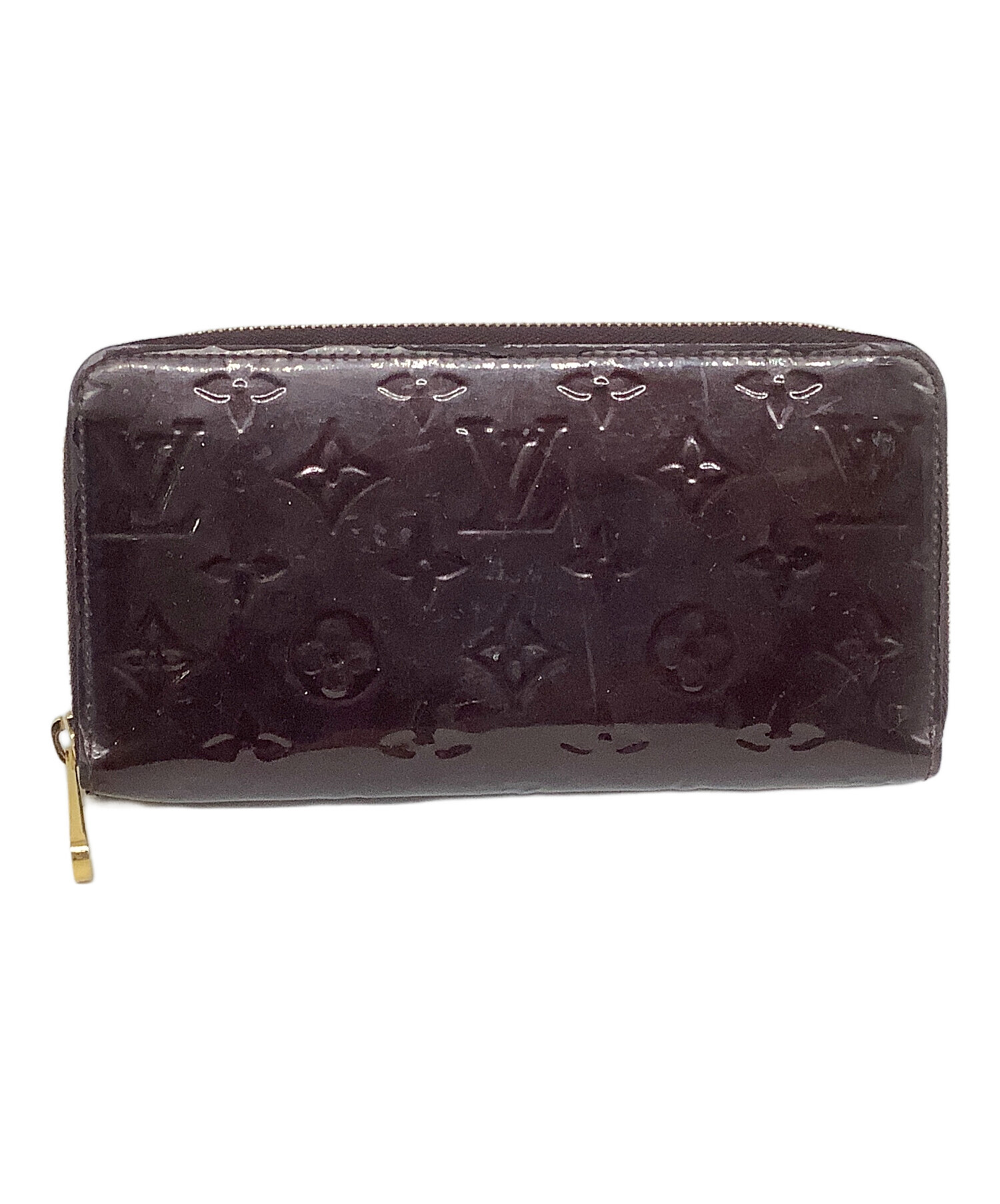 ノブマサ ルイヴィトン アマラント ジッピーウォレット ヴェルニ 中古・古着通販】LOUIS VUITTON (ルイ ヴィトン) ヴェルニ ジッピー