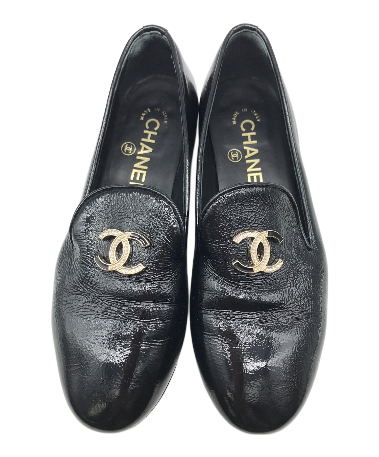 中古・古着通販】CHANEL (シャネル) オペラシューズ ブラック サイズ