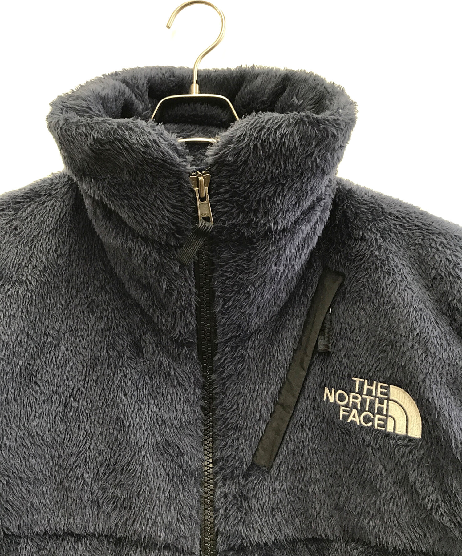 新品タグ付き定価33000円ファー付きネイビーの中綿ジャケット ザノースフェイス THE NORTH FACE WHITE LABEL ANTARCTICA DOWN PARKA