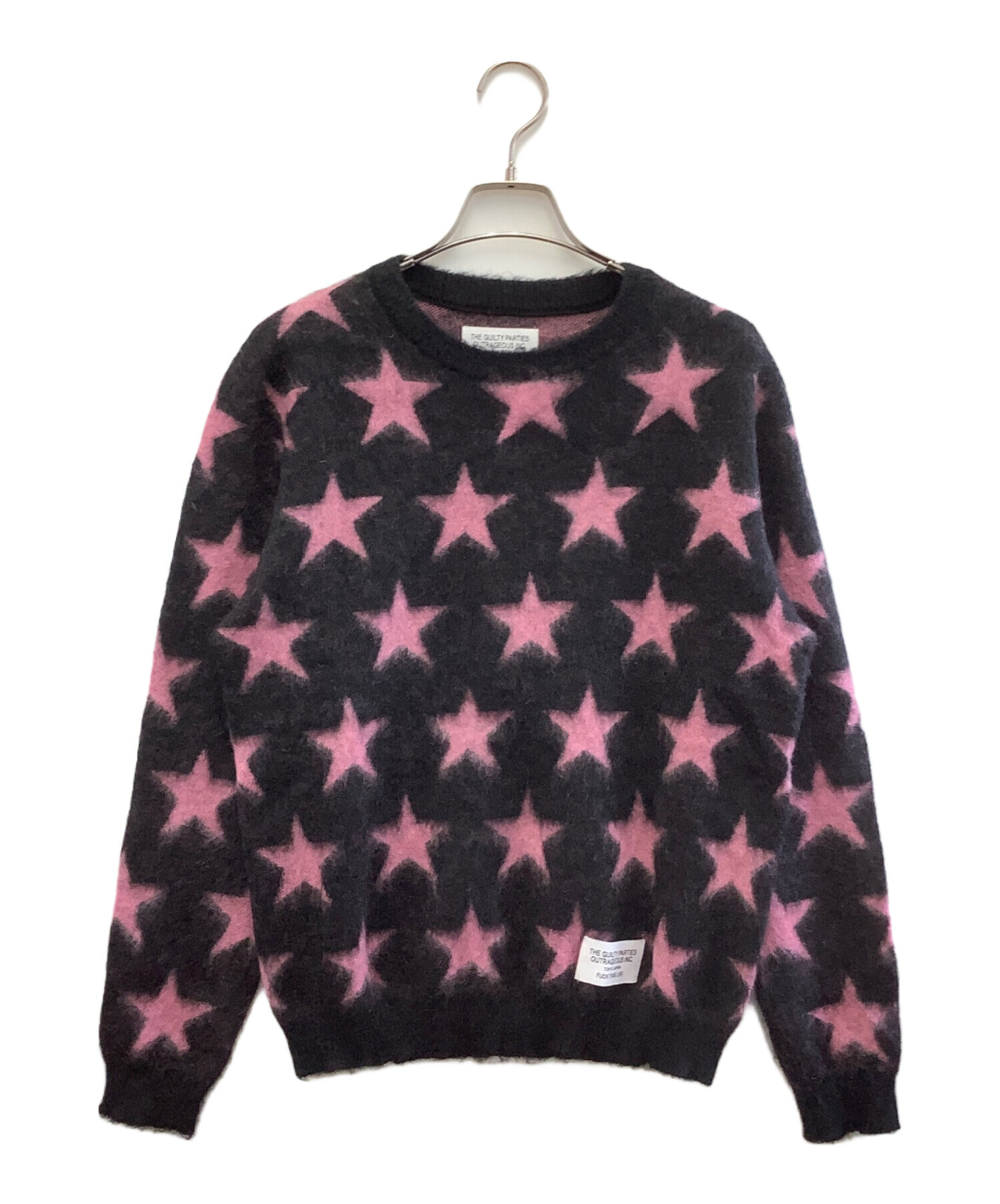 ワコマリア　rose jacquard sweater WACKO MARIA - WACKOMARIA ROSE JACQUARD SWEATERの通販 by なる