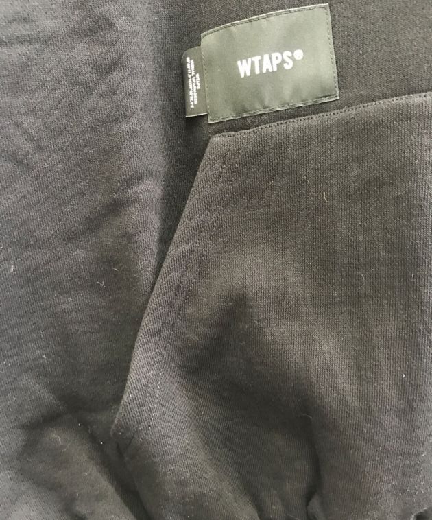 WTAPS ブラック フード付きパーカー X02 中古・古着通販】WTAPS (ダブルタップス) SIGN HOODY / サイン