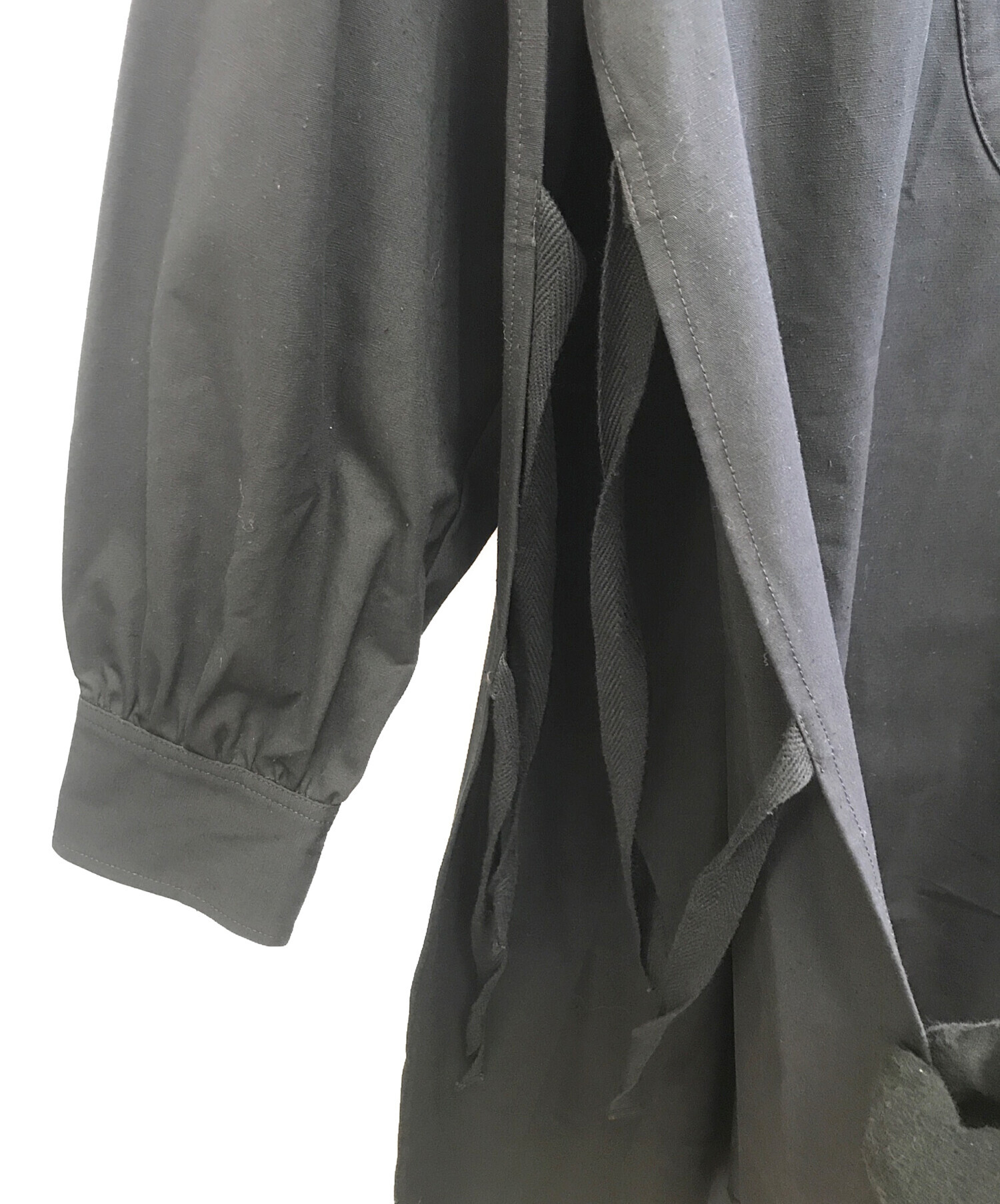 中古・古着通販】Heriter (エリテ) サイドスリットワンピース ブラック