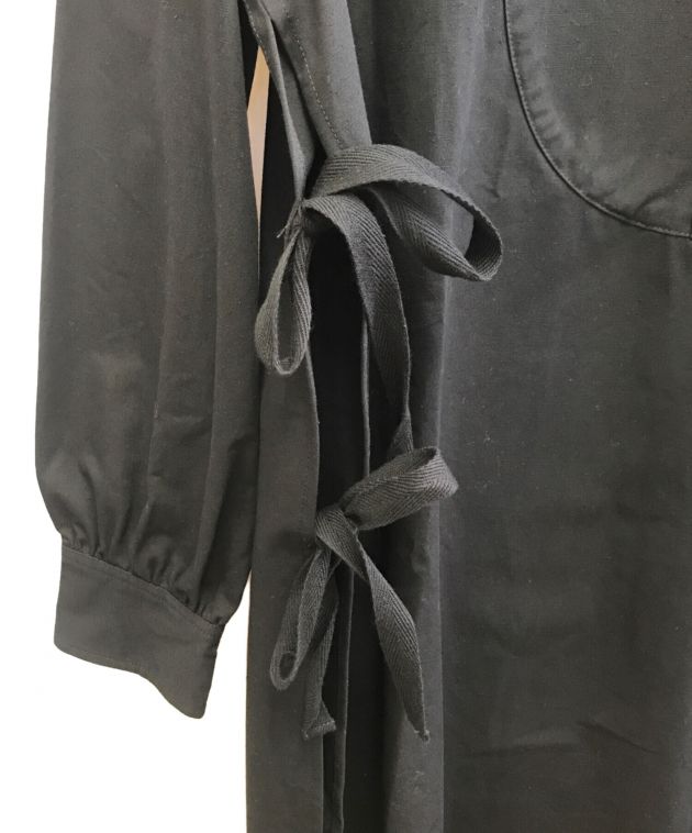 中古・古着通販】Heriter (エリテ) サイドスリットワンピース ブラック