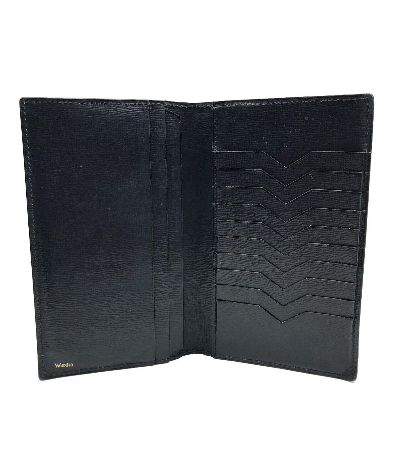 中古・古着通販】Valextra (ヴァレクストラ) 2つ折り財布 ネイビー