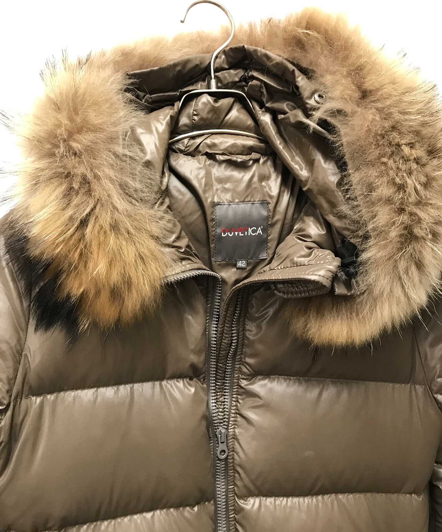 DUVETICA デュベティカ42 美品　ダウンジャケット ブラウンレディース 中古・古着通販】DUVETICA (デュベティカ) ダウンジャケット ブラウン
